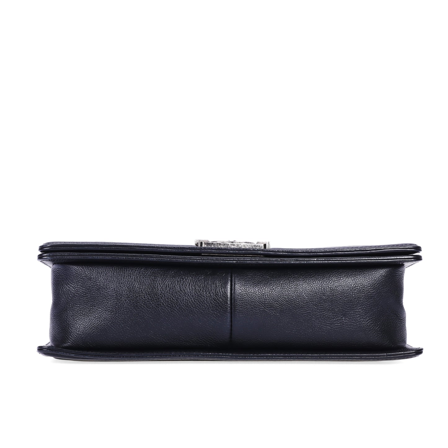 Pre-Owned Chanel Le Boy Black Calfskin Quilted Crossbody Bag 50897545