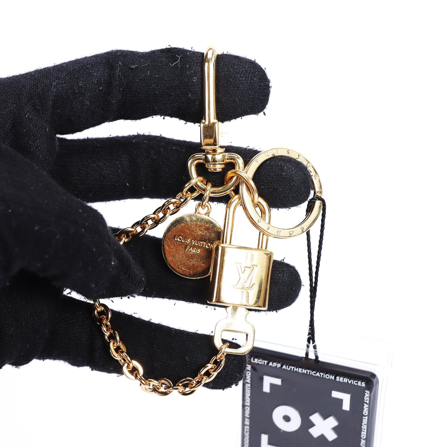 Pre-Owned Louis Vuitton Gold Metal Key Holder 51621143