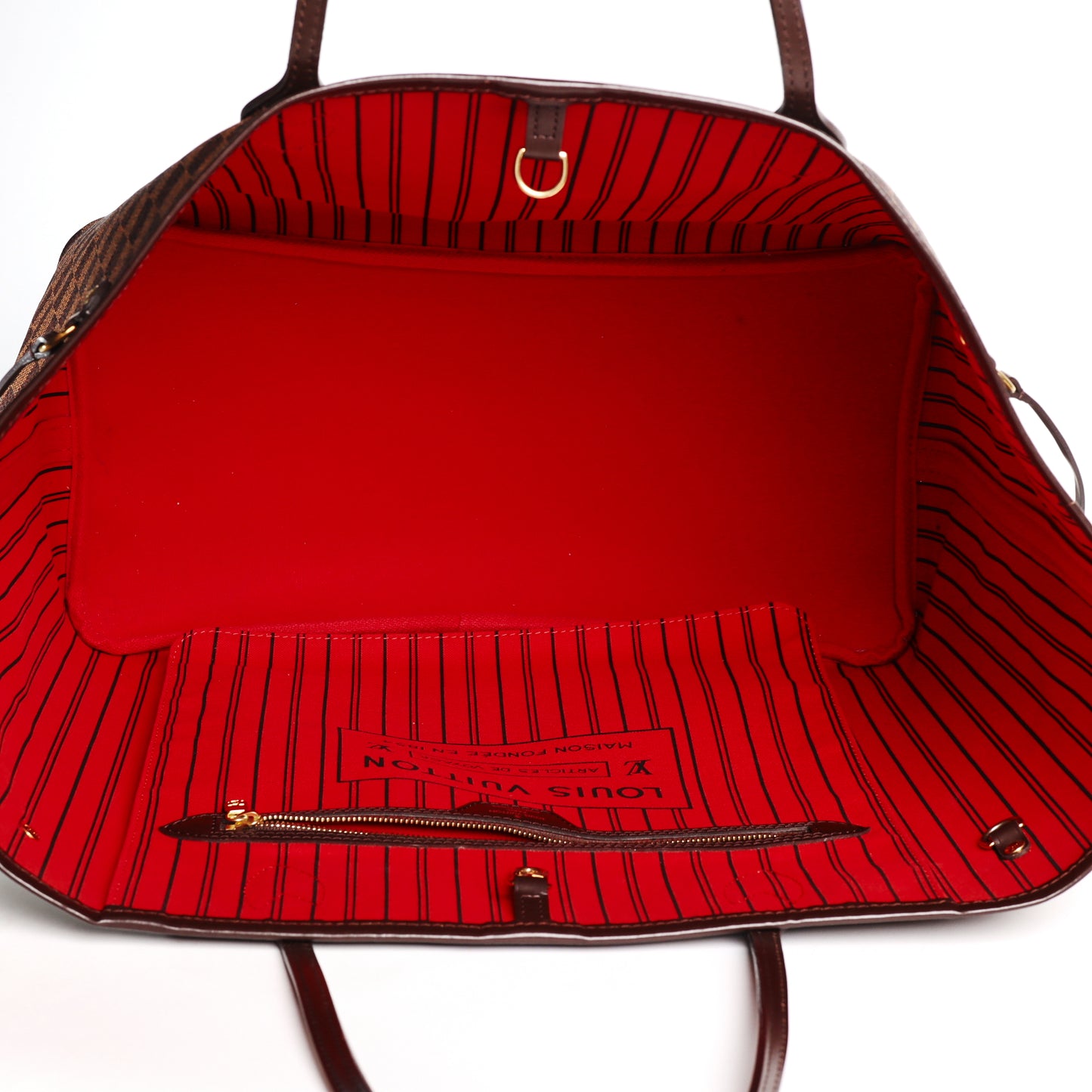 Pre-Owned Louis Vuitton Neverfull GM Brown Coated Canvas Top Handle Bag 52996214