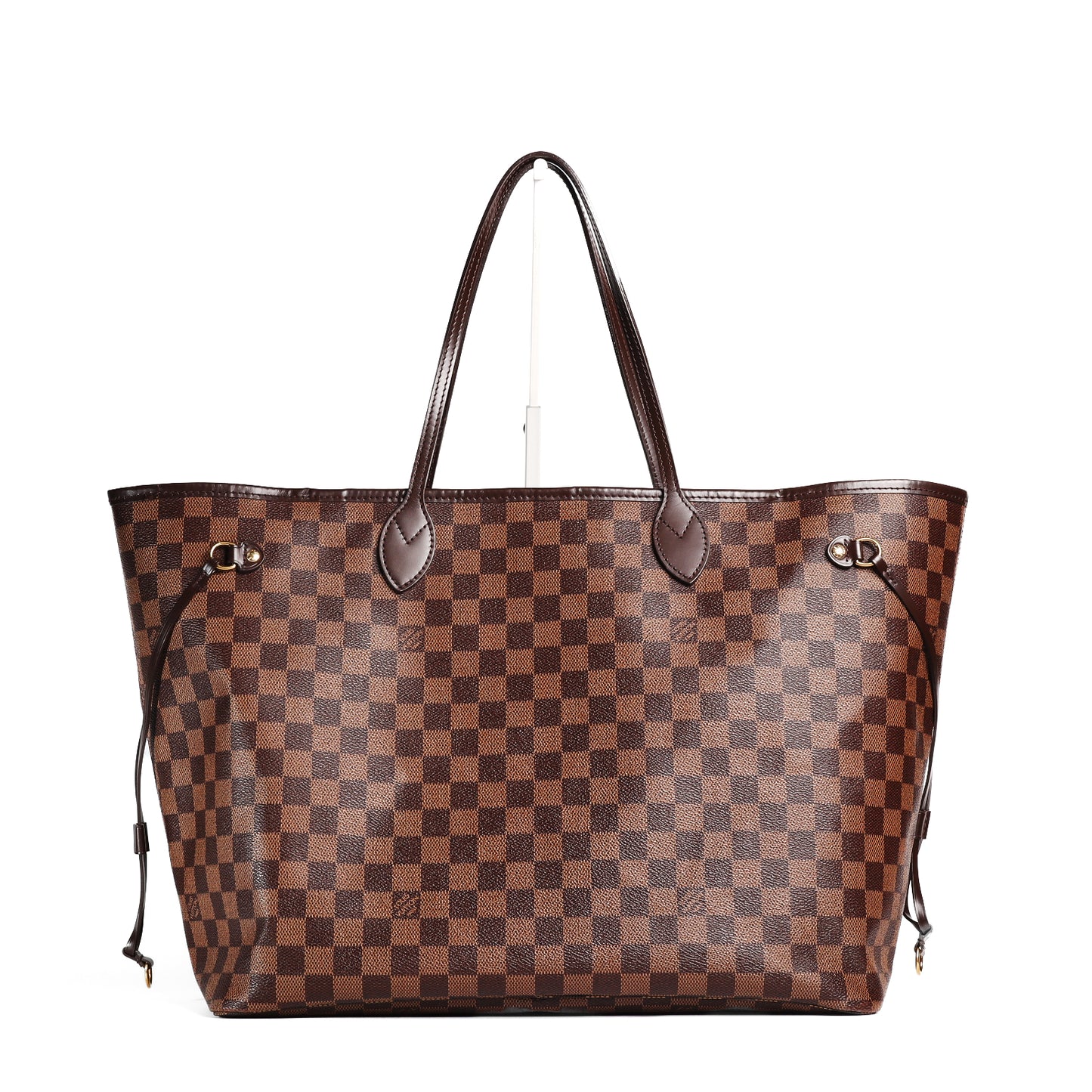 Pre-Owned Louis Vuitton Neverfull GM Brown Coated Canvas Top Handle Bag 52996214
