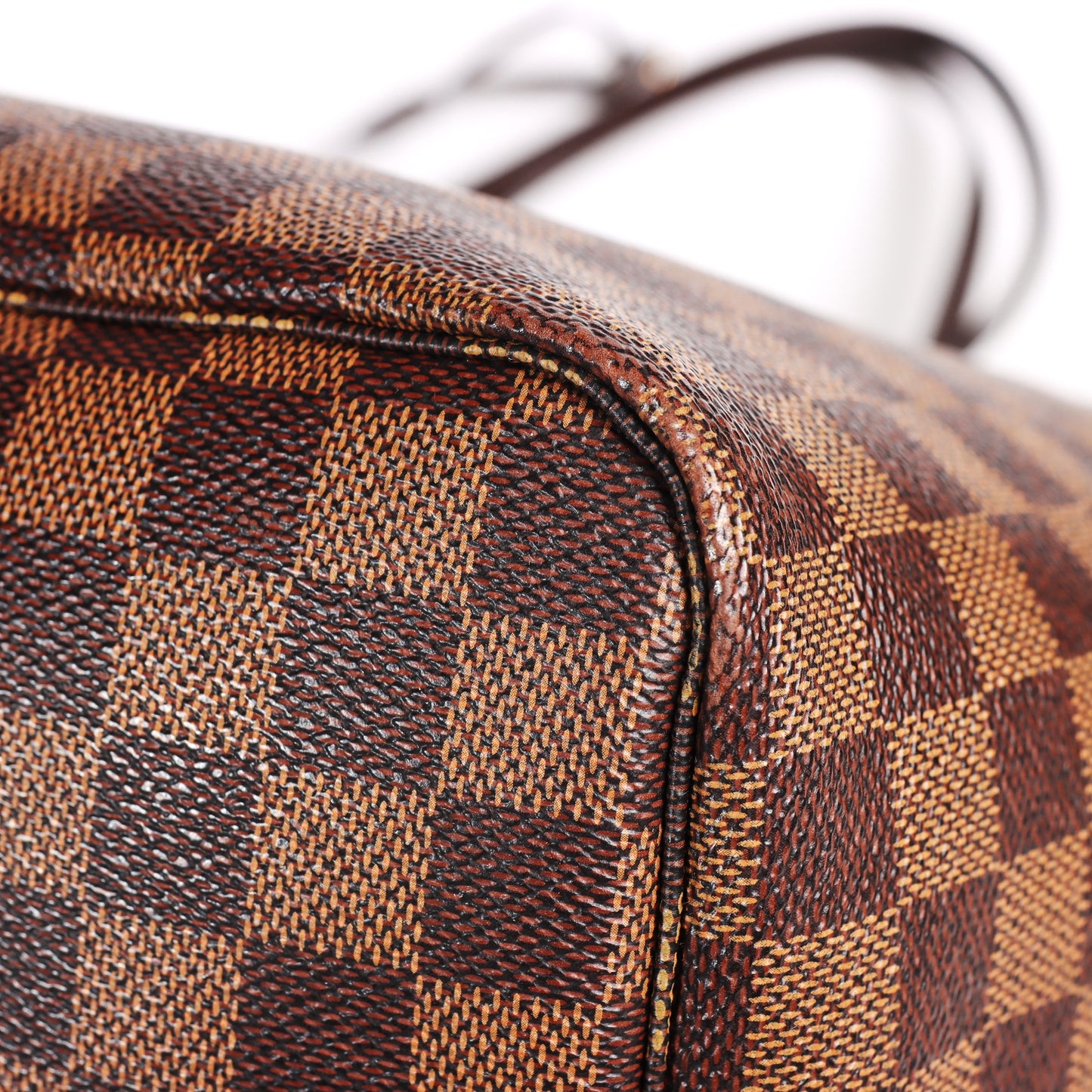 Pre-Owned Louis Vuitton Neverfull GM Brown Coated Canvas Top Handle Bag 52996214