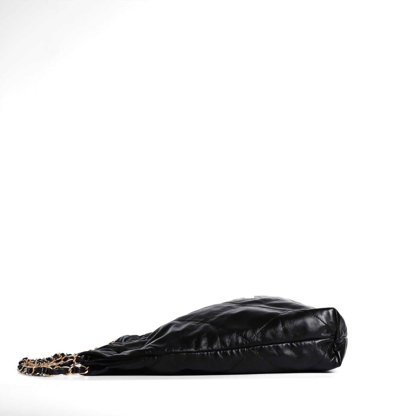 Pre-Owned Chanel Black Lambskin Leather Coco Cabas Shoulder Bag 53148198