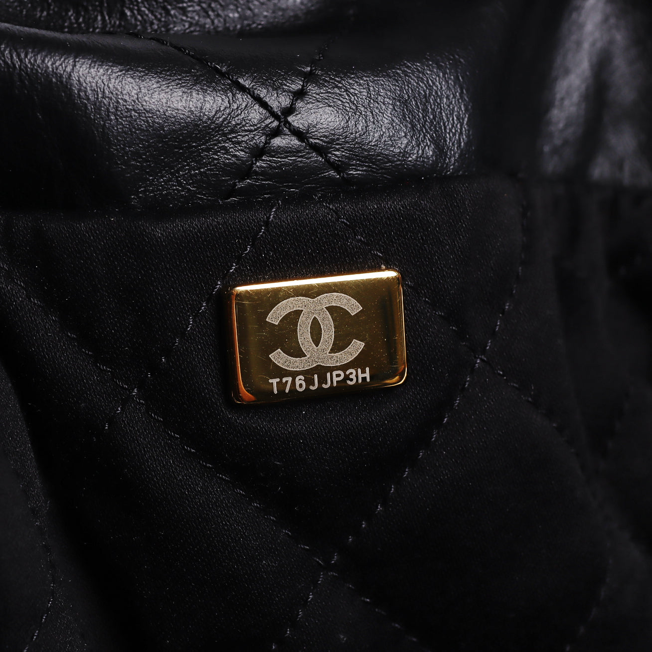 Pre-Owned Chanel Black Lambskin Leather Coco Cabas Shoulder Bag 53148198
