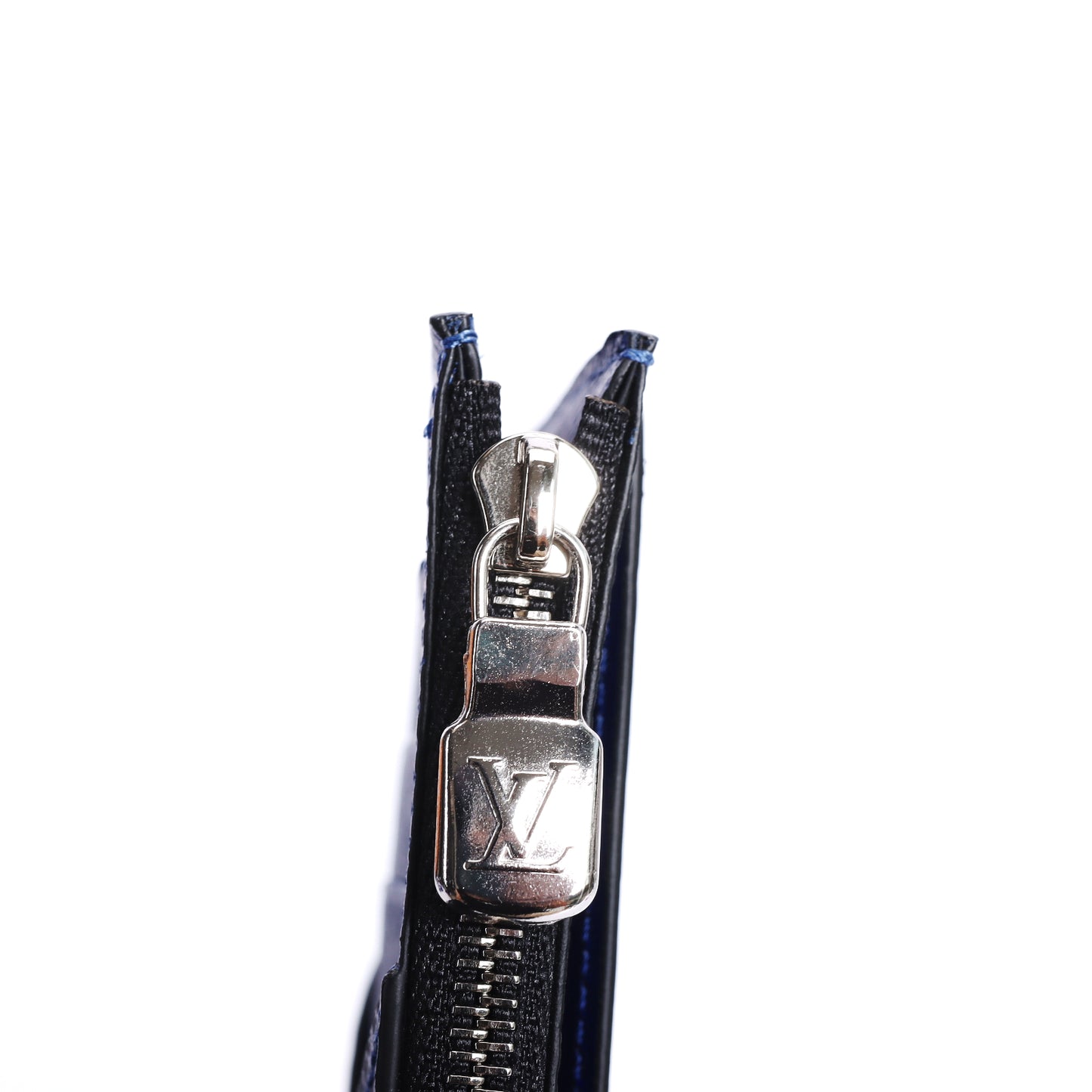 Pre-Owned Louis Vuitton Monogram Cobalt Blue Coated Canvas Card Holder 53281465