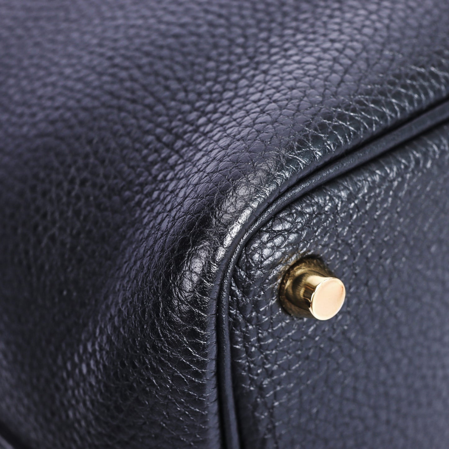 Pre-Owned Hermès Picotin Lock Black Taurillon Clémence Leather Top Handle Bag 53350275 L