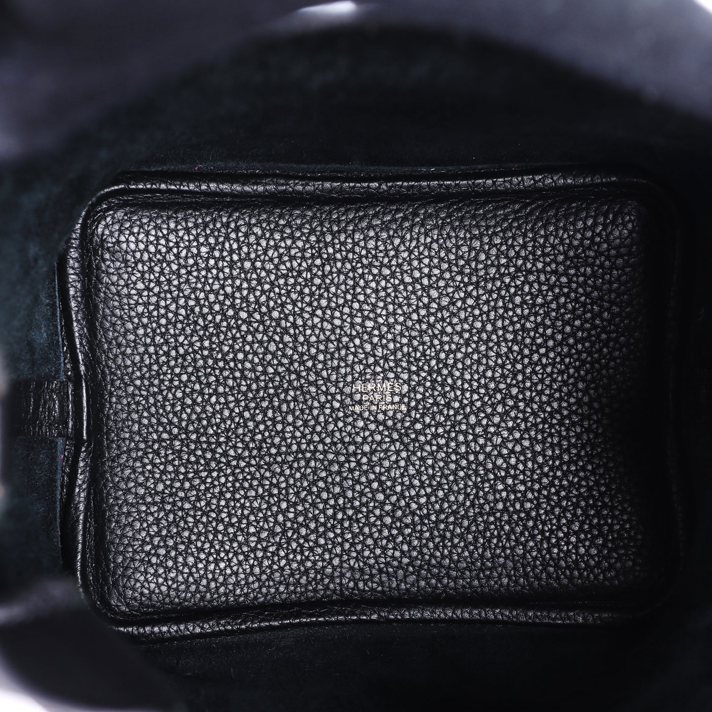 Pre-Owned Hermès Picotin Lock Black Taurillon Clémence Leather Top Handle Bag 53350275 L