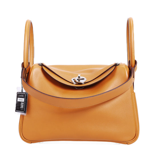 Pre-Owned Hermès Lindy Sesame Evercolor Leather Shoulder Bag 53980734L