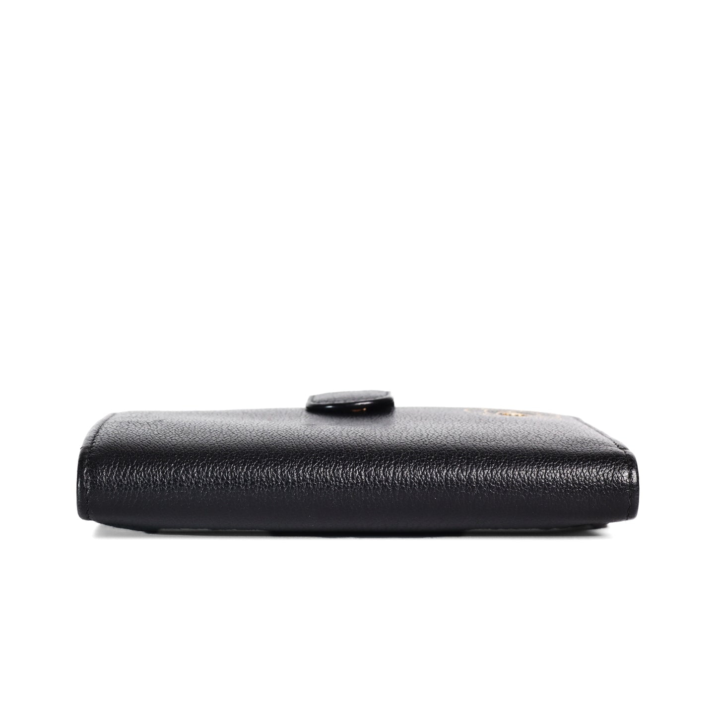 Pre-Owned Chanel Camellia Black Caviar Calfskin Wallet 55030173
