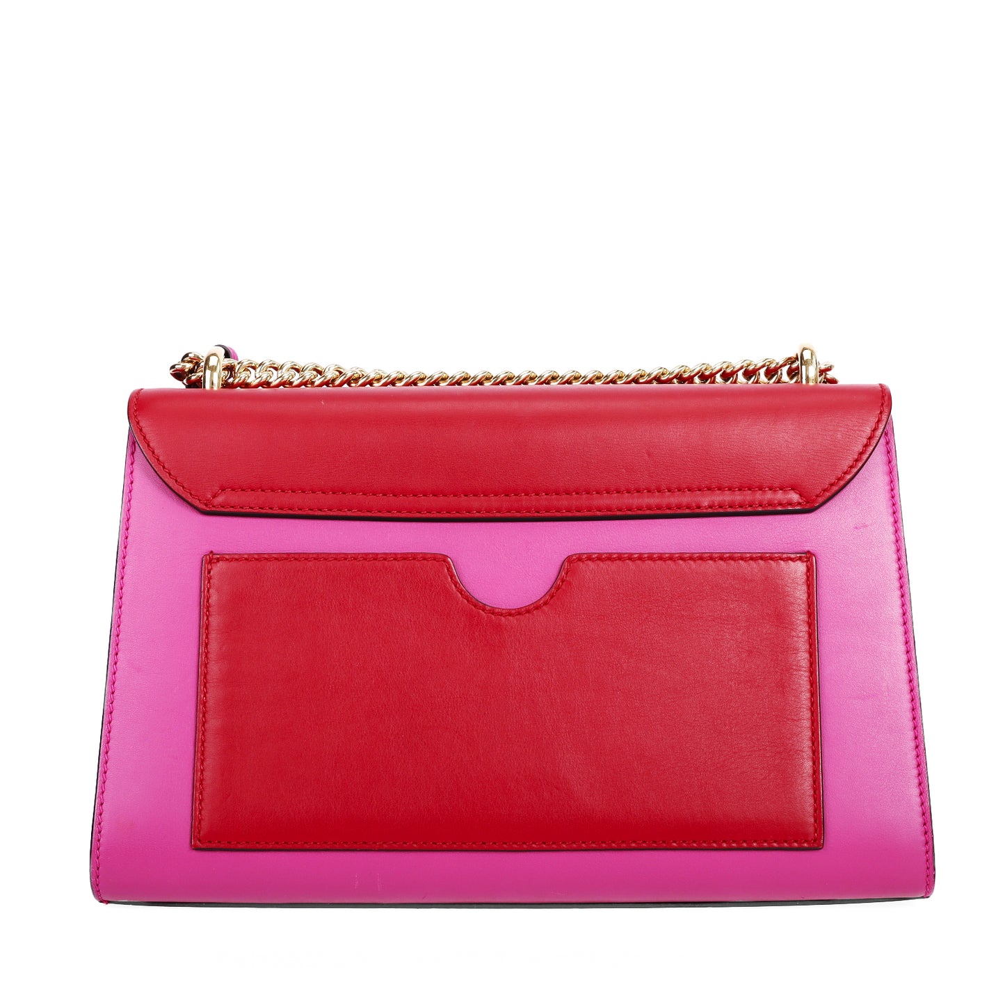 Pre-Owned Gucci Padlock Red Calfskin Leather Shoulder Bag 55127709