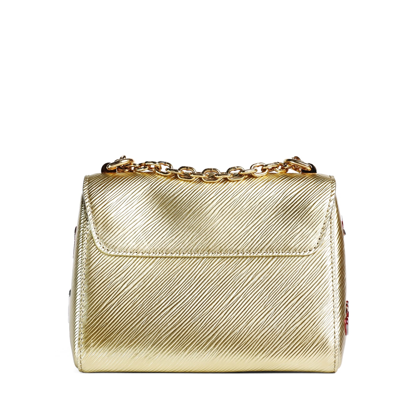 Pre-Owned Louis Vuitton Twist Love Lock Epi Leather Yellow Calfskin Wallet on Chain 55374763