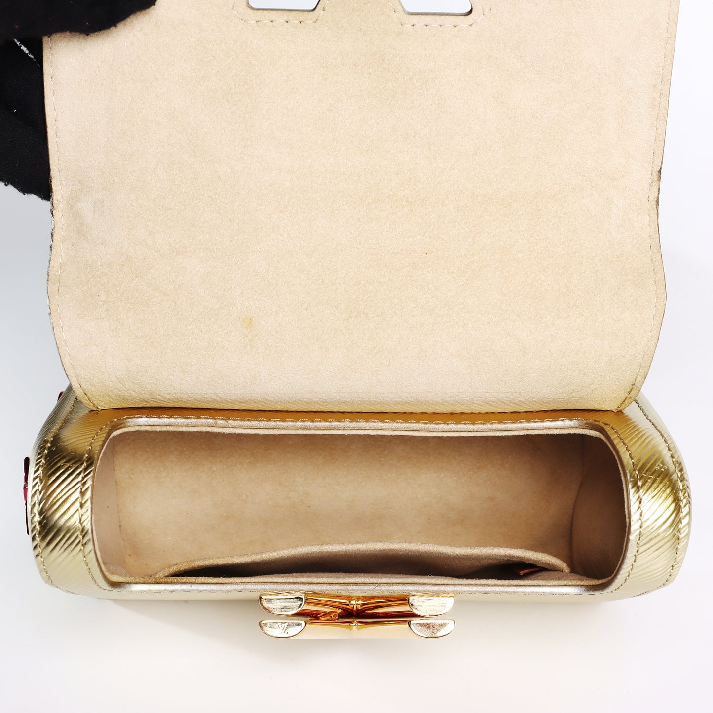 Pre-Owned Louis Vuitton Twist Love Lock Epi Leather Yellow Calfskin Wallet on Chain 55374763