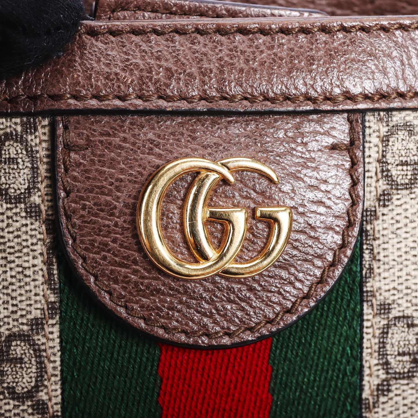 Pre-Owned Gucci Ophidia Beige GG Supreme Beige Coated Canvas Tote Bag 56400282