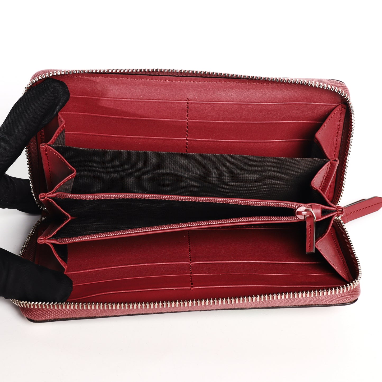 Pre-Owned Gucci GG Blooms Multicolour Coated Canvas Zip-Around Wallet 57217809