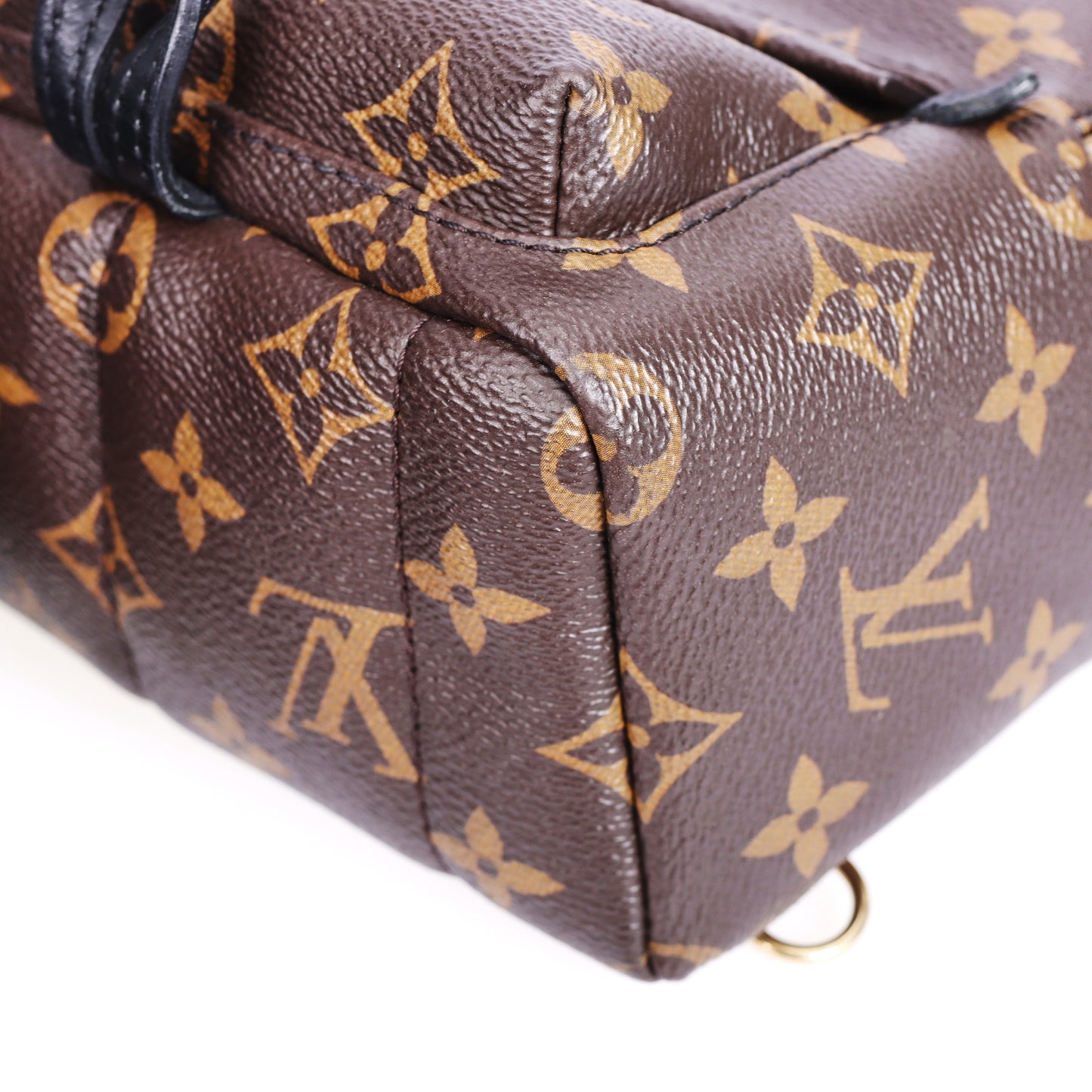 Pre-Owned Louis Vuitton Palm Springs Monogram Brown Coated Canvas Backpack 58084286