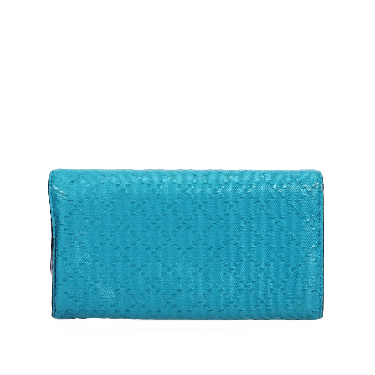 Pre-Owned Gucci Blue Calfskin Wallet 58339688