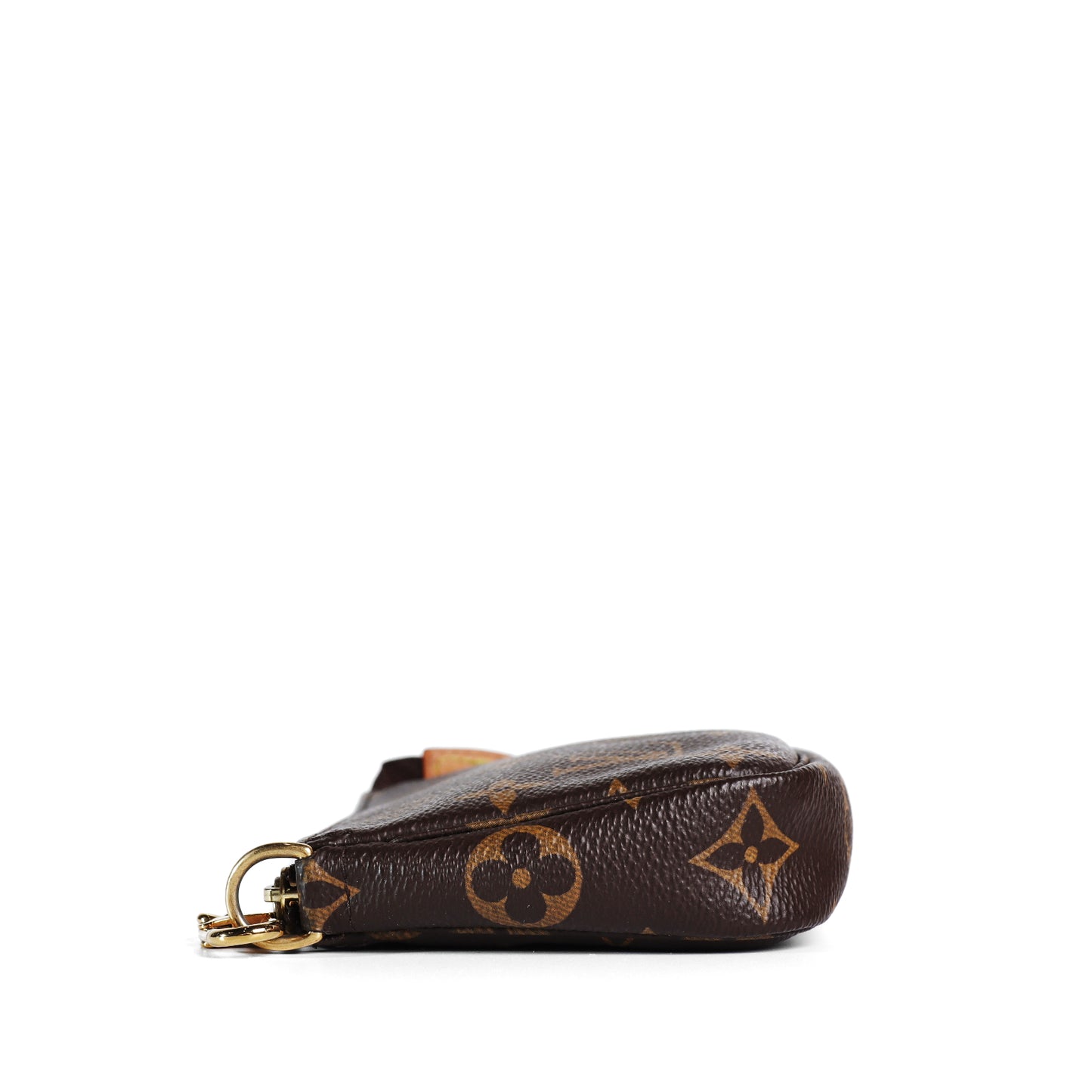 Pre-Owned Louis Vuitton  Pochette Accessoires Brown Coated Canvas Small Leather Goods 63824384