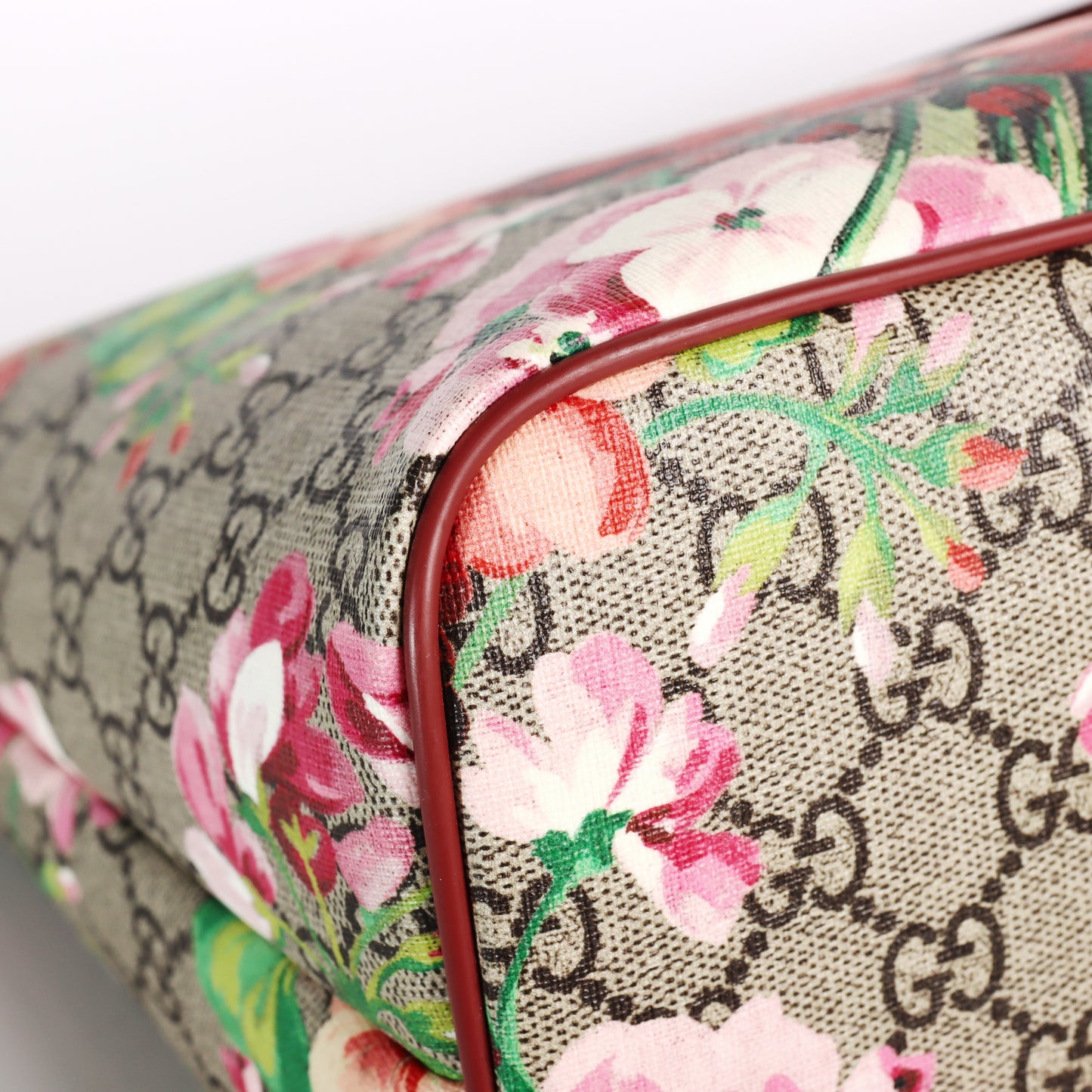 Pre-Owned Gucci GG Supreme Blooms Multicolor Coated Canvas Top Handle Bag 63887806