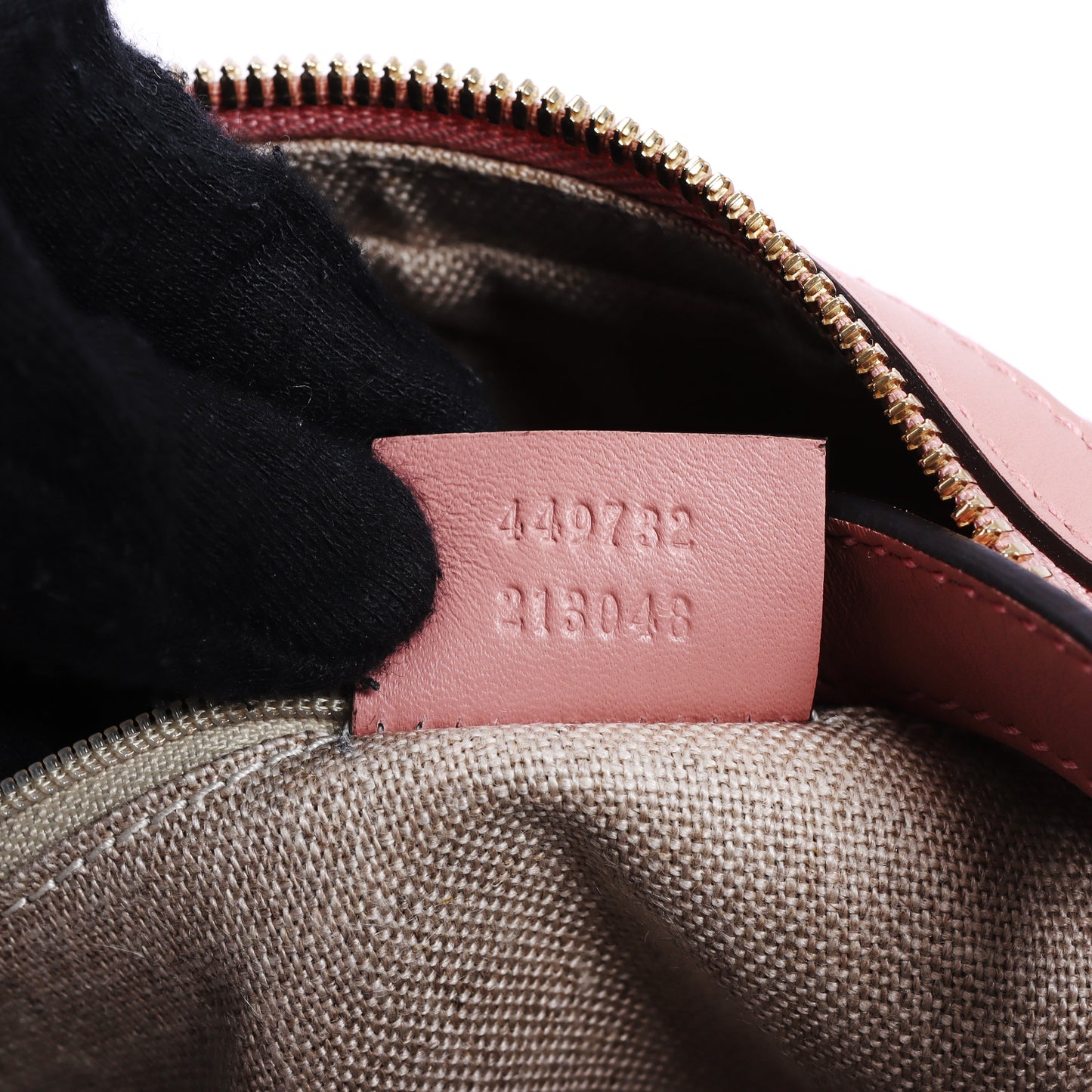 Pre-Owned Gucci Pink Guccissima Calfskin Shoulder Bag 65111949