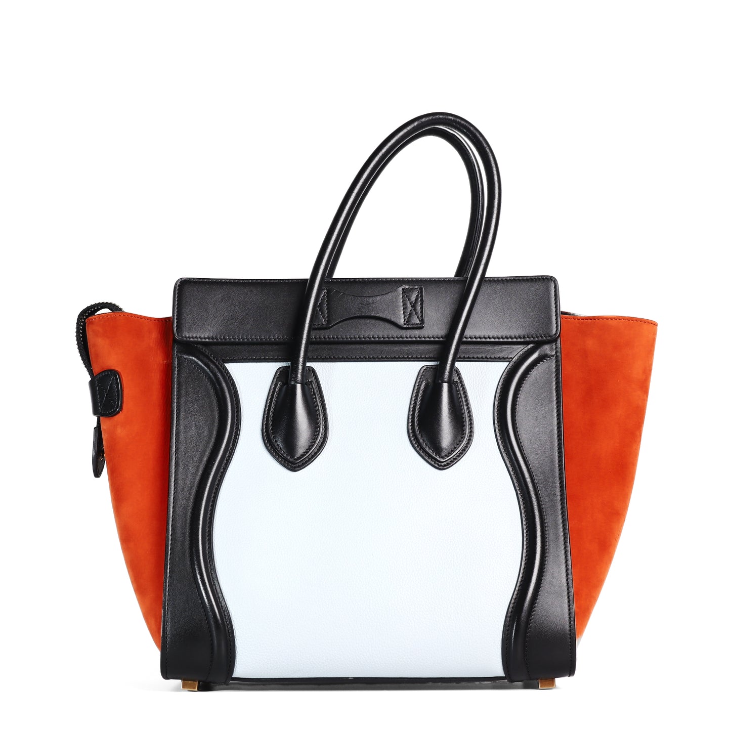 Pre-Owned Celine Luggage Multicolor Calfskin Top Handle Bag 65203961 L