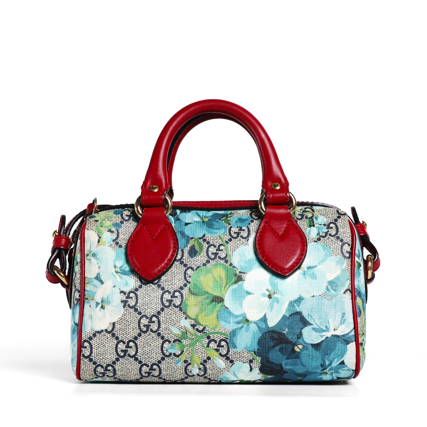 Pre-Owned Gucci Flora GG Supreme Canvas Boston Bag 65719155