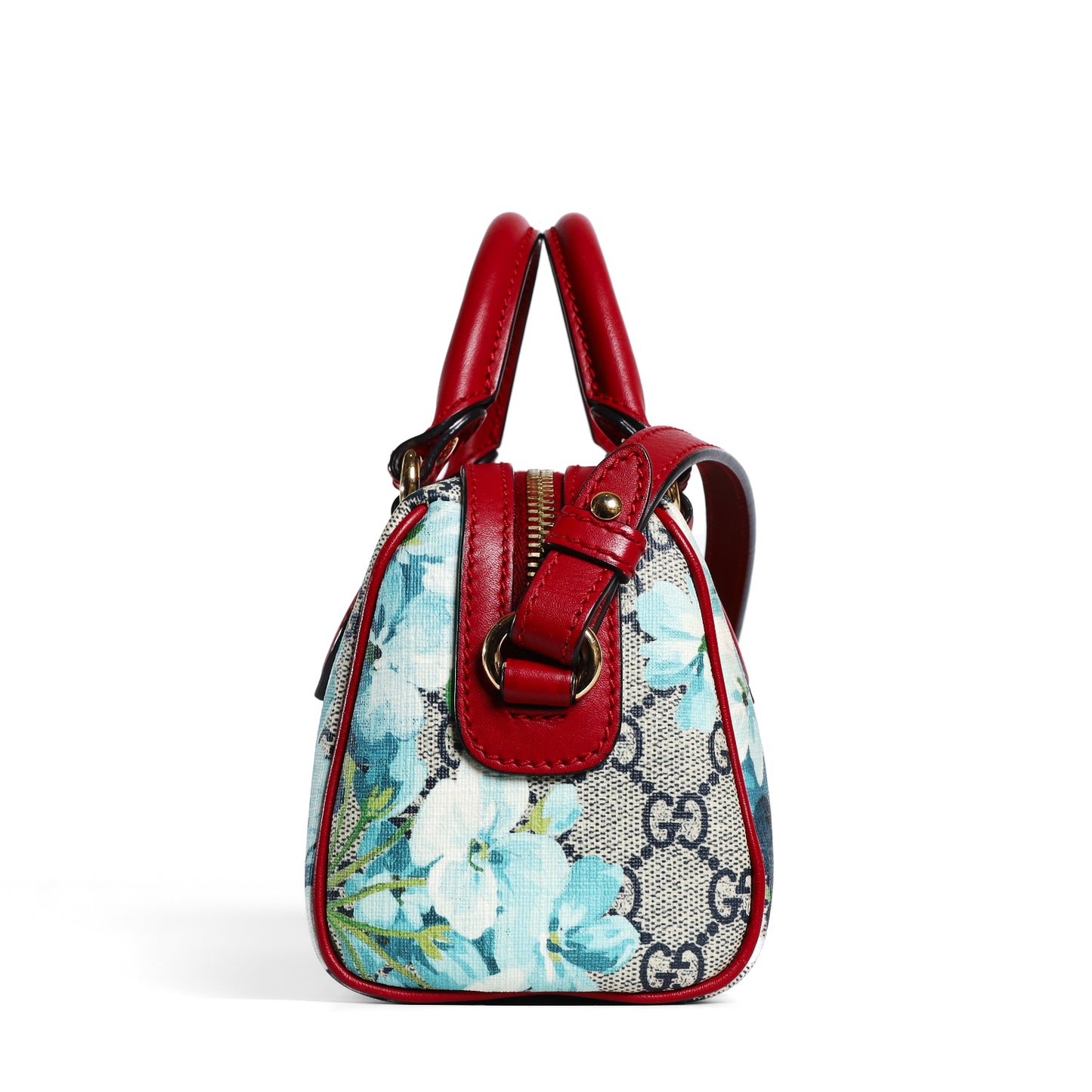 Pre-Owned Gucci Flora GG Supreme Canvas Boston Bag 65719155
