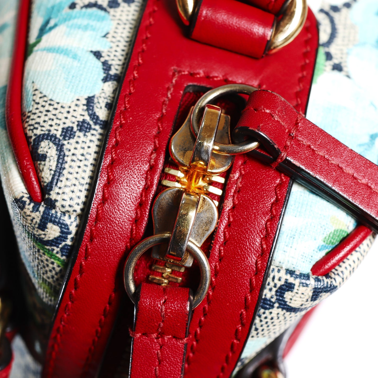 Pre-Owned Gucci Flora GG Supreme Canvas Boston Bag 65719155