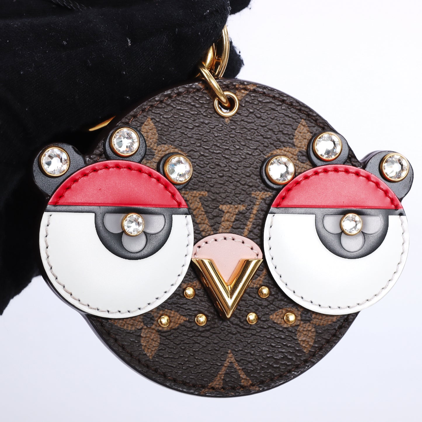 Pre-Owned Louis Vuitton Vivienne Brown Coated Canvas Bag Charm 65786123