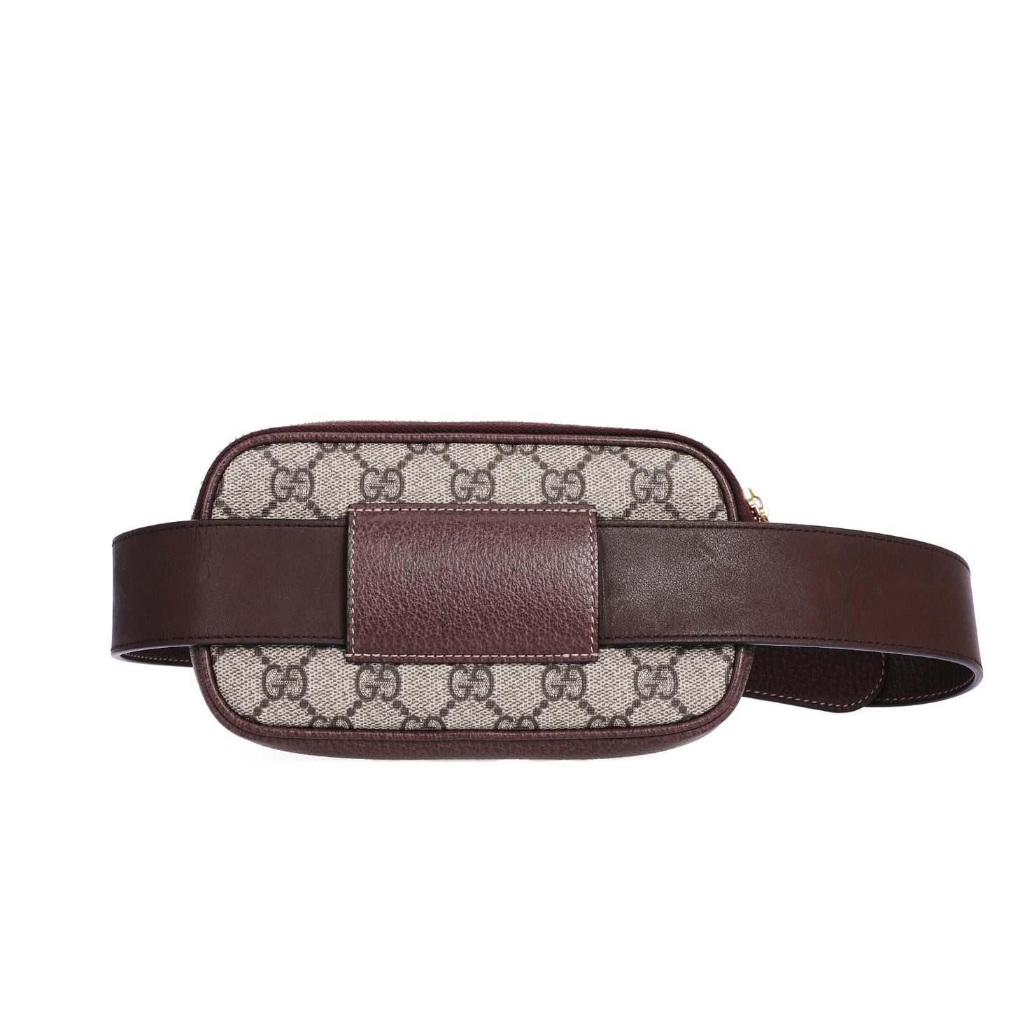 Pre-Owned Gucci Ophidia GG Brown Coated Canvas Belt Bag 66709062