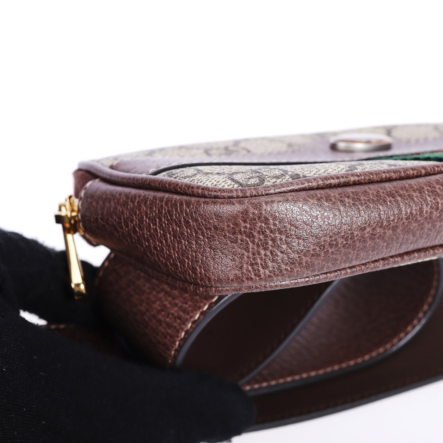 Pre-Owned Gucci Ophidia GG Brown Coated Canvas Belt Bag 66709062