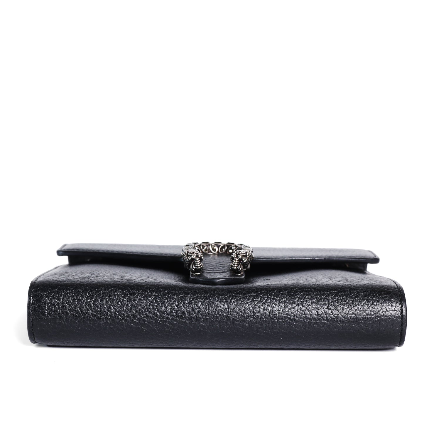 Pre-Owned Gucci Dionysus Black Leather Chain Shoulder Bag 67026415
