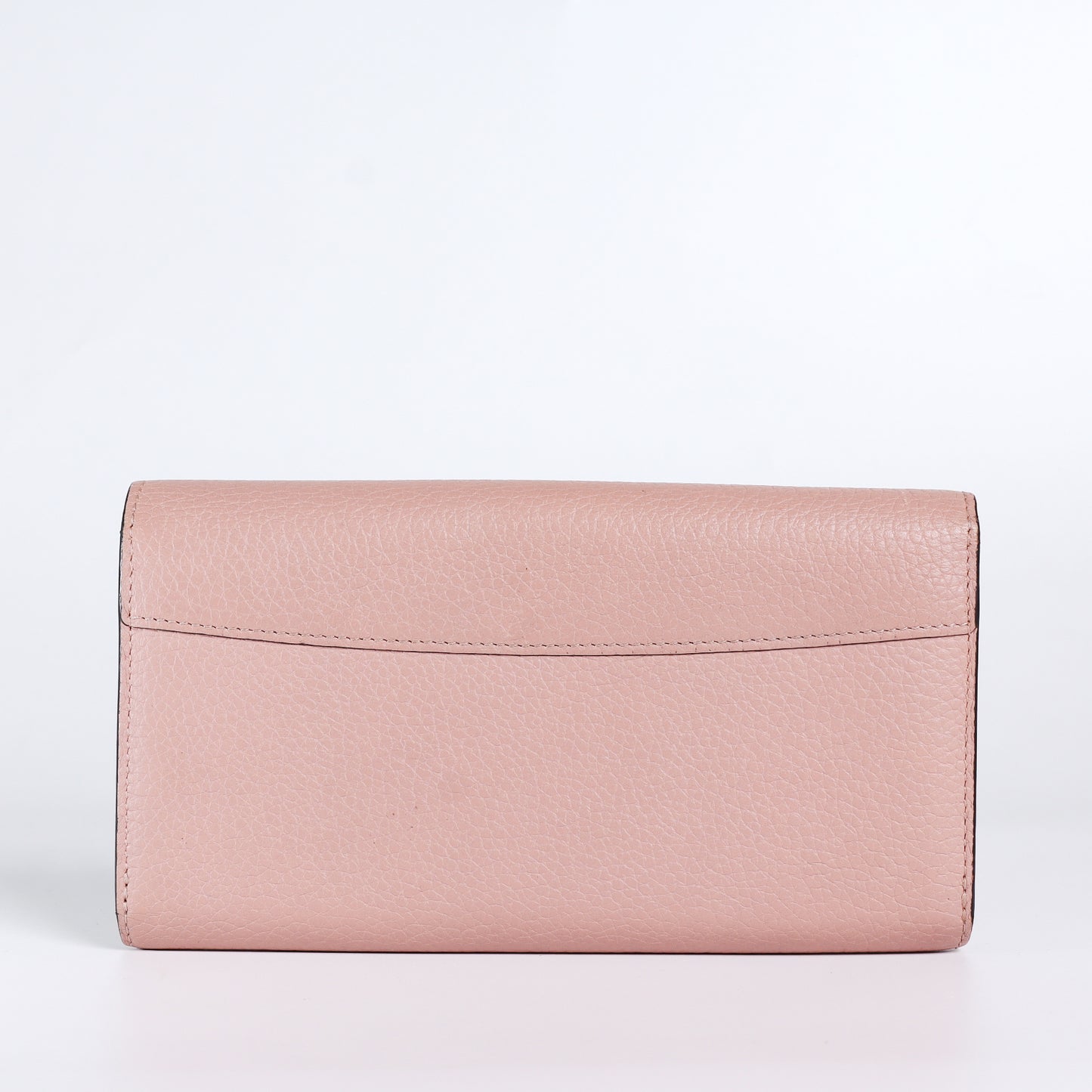 Pre-Owned Louis Vuitton Vavin Pink Leather with Silver-Tone LV Logo Wallet 67830123