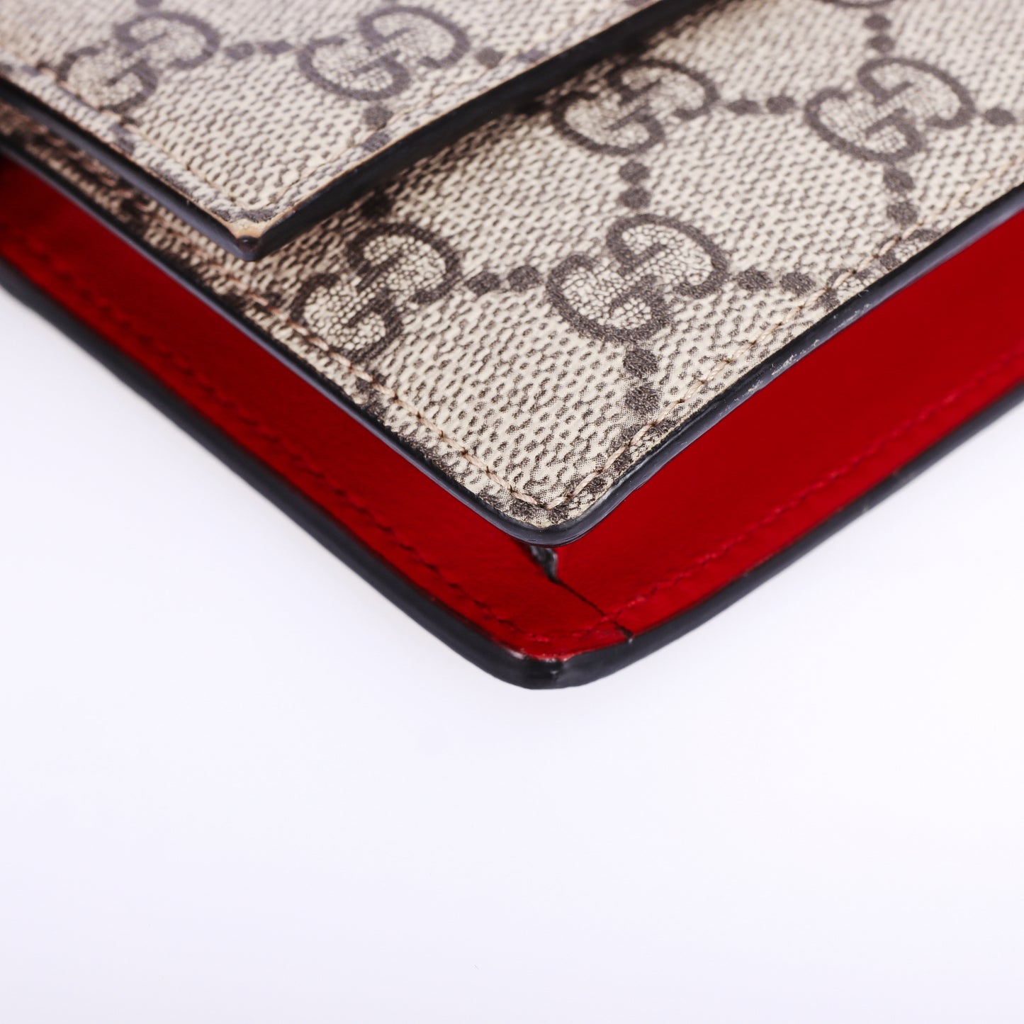 Pre-Owned Gucci Cherry GG Supreme Coated Canvas Shoulder Bag 67880018