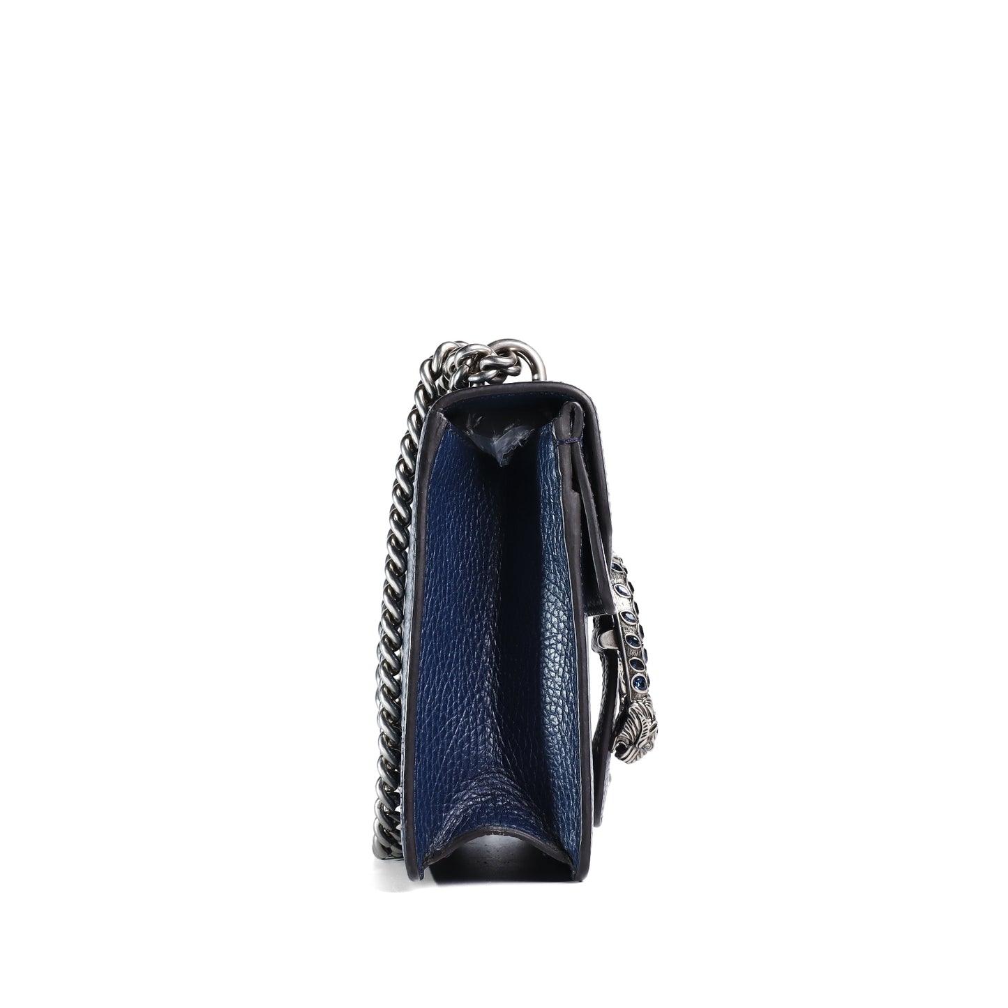 Pre-Owned Gucci Dionysus Blue Calfskin Crossbody Bag 68597206