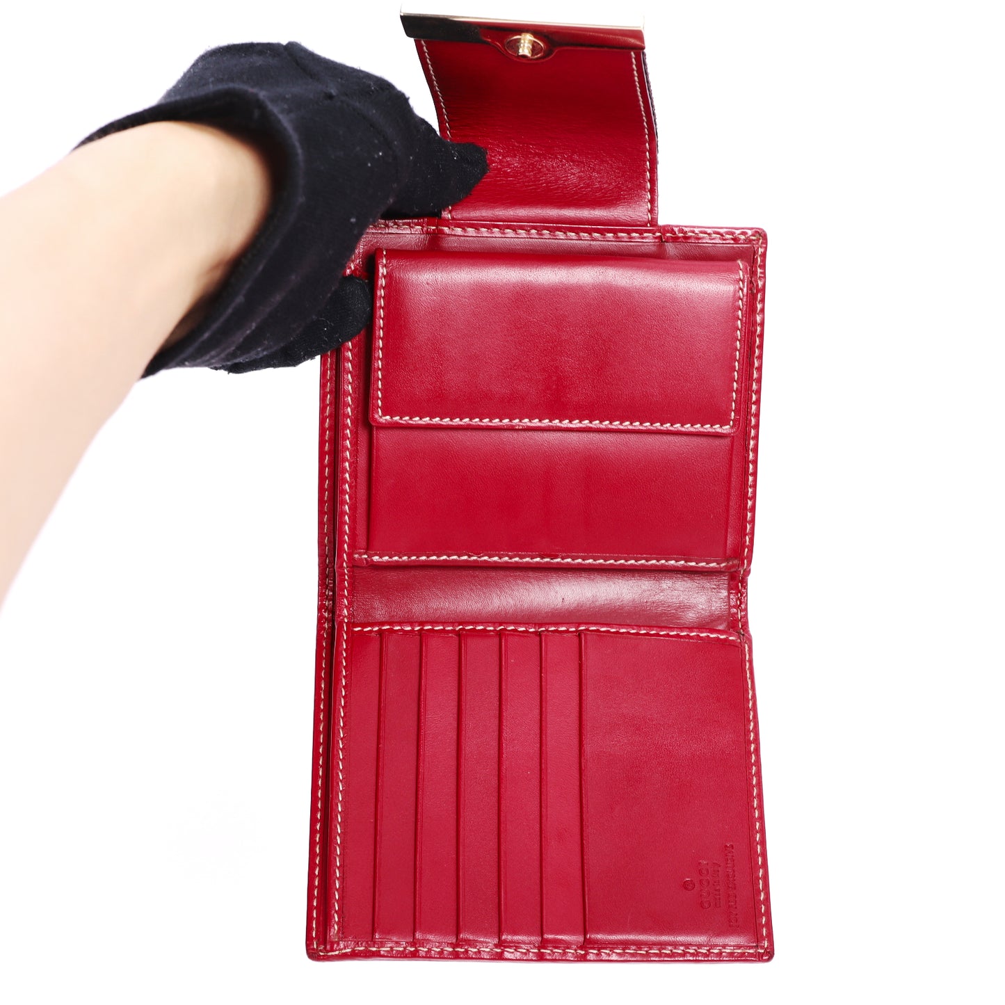 Pre-Owned Gucci GG Supreme Beige Coated Canvas Wallet 68657396