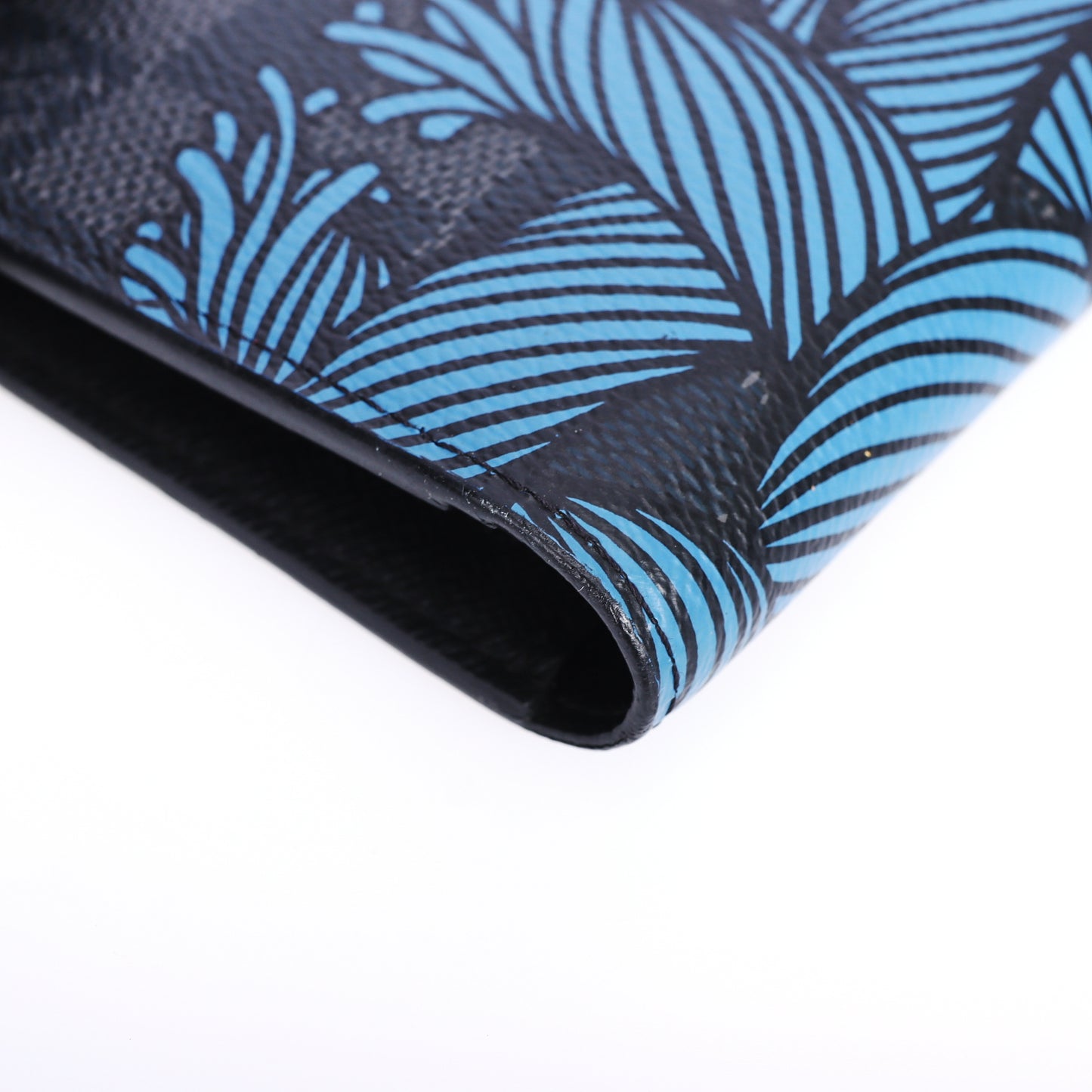 Pre-Owned Louis Vuitton Damier Graphite Blue Coated Canvas Long Wallet 69263762