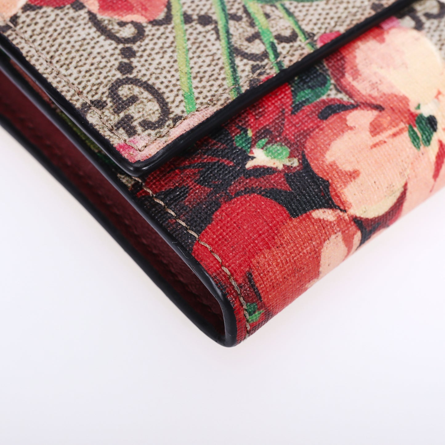 Pre-Owned Gucci Blooms GG Supreme Beige Coated Canvas Long Wallet 69396688