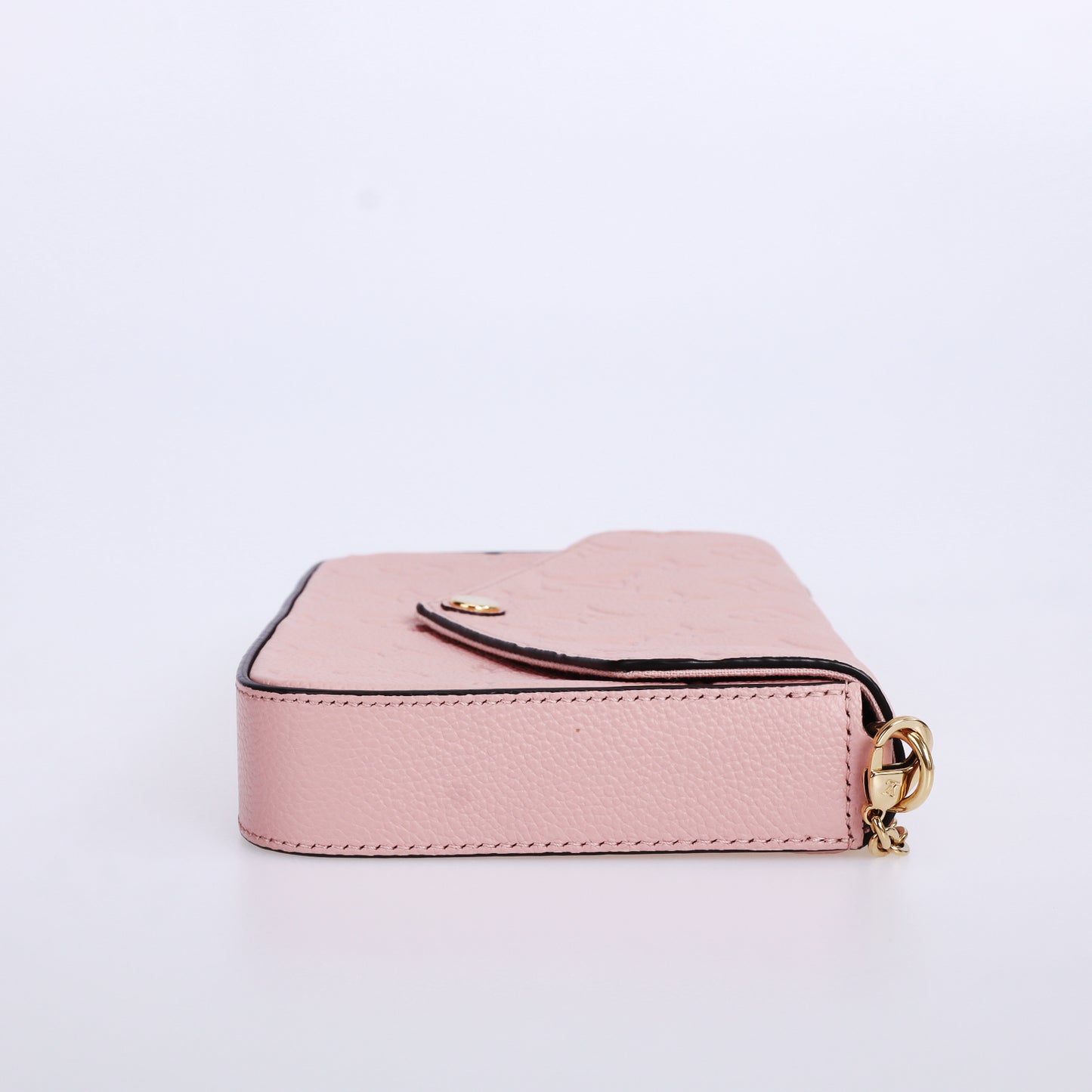 Pre-Owned Louis Vuitton Pochette Félicie Pink Empreinte Calfskin Wallet on Chain 69488887