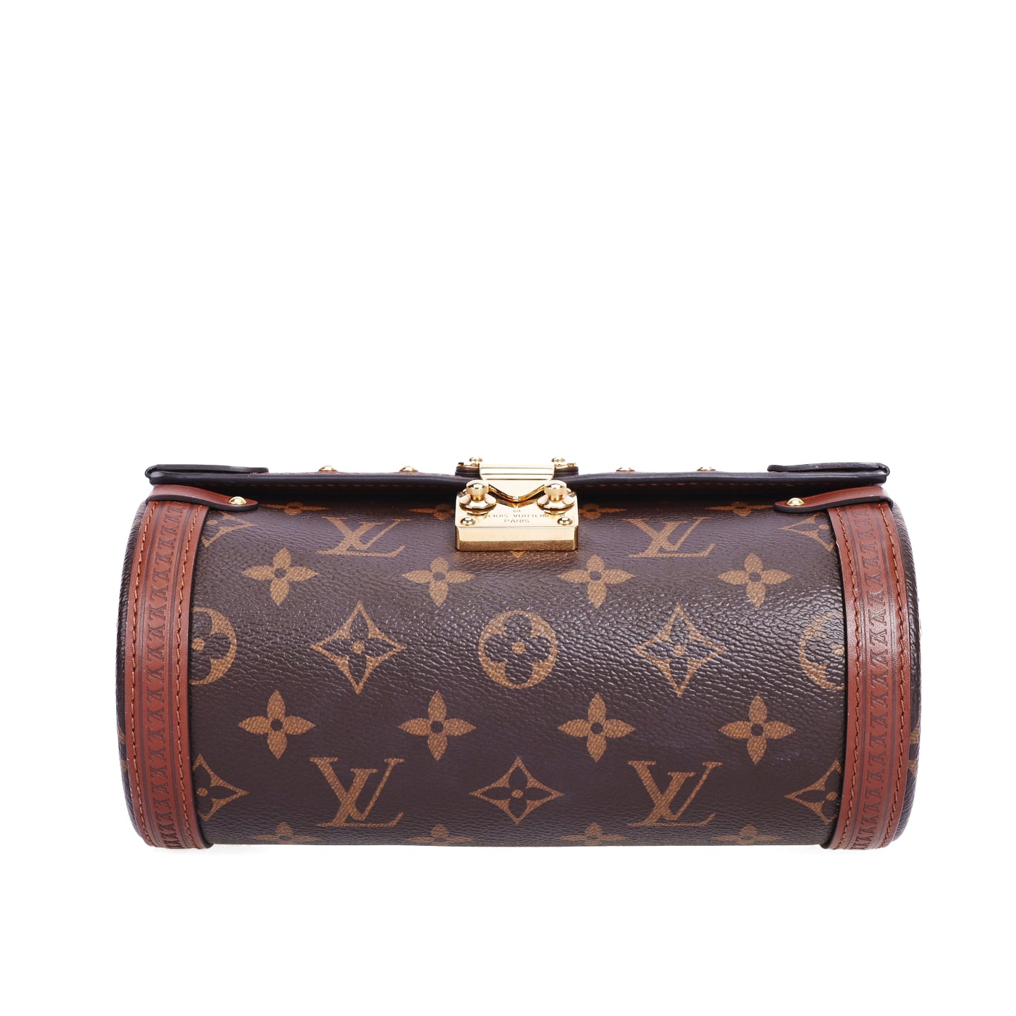 Pre-Owned Louis Vuitton Papillon Trunk Brown Coated Canvas Crossbody Bag 69718696 L