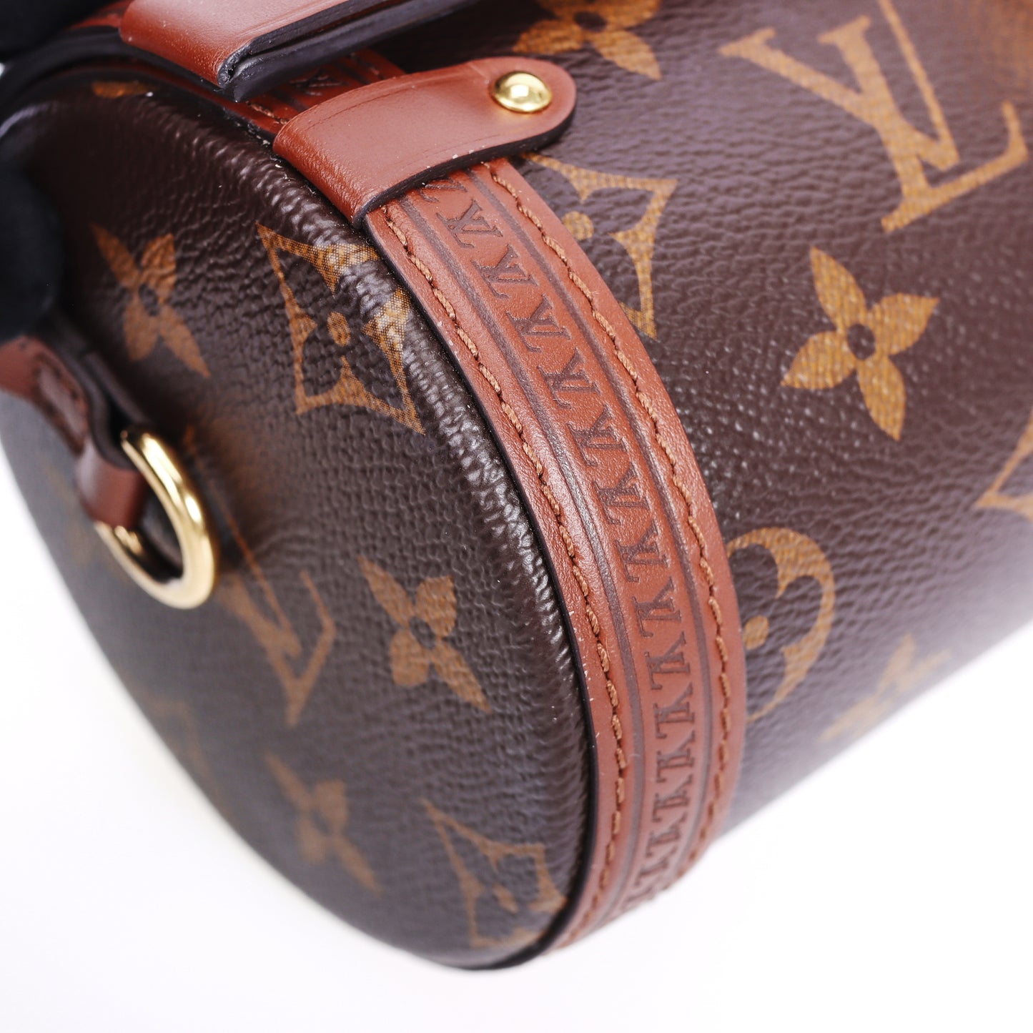 Pre-Owned Louis Vuitton Papillon Trunk Brown Coated Canvas Crossbody Bag 69718696 L