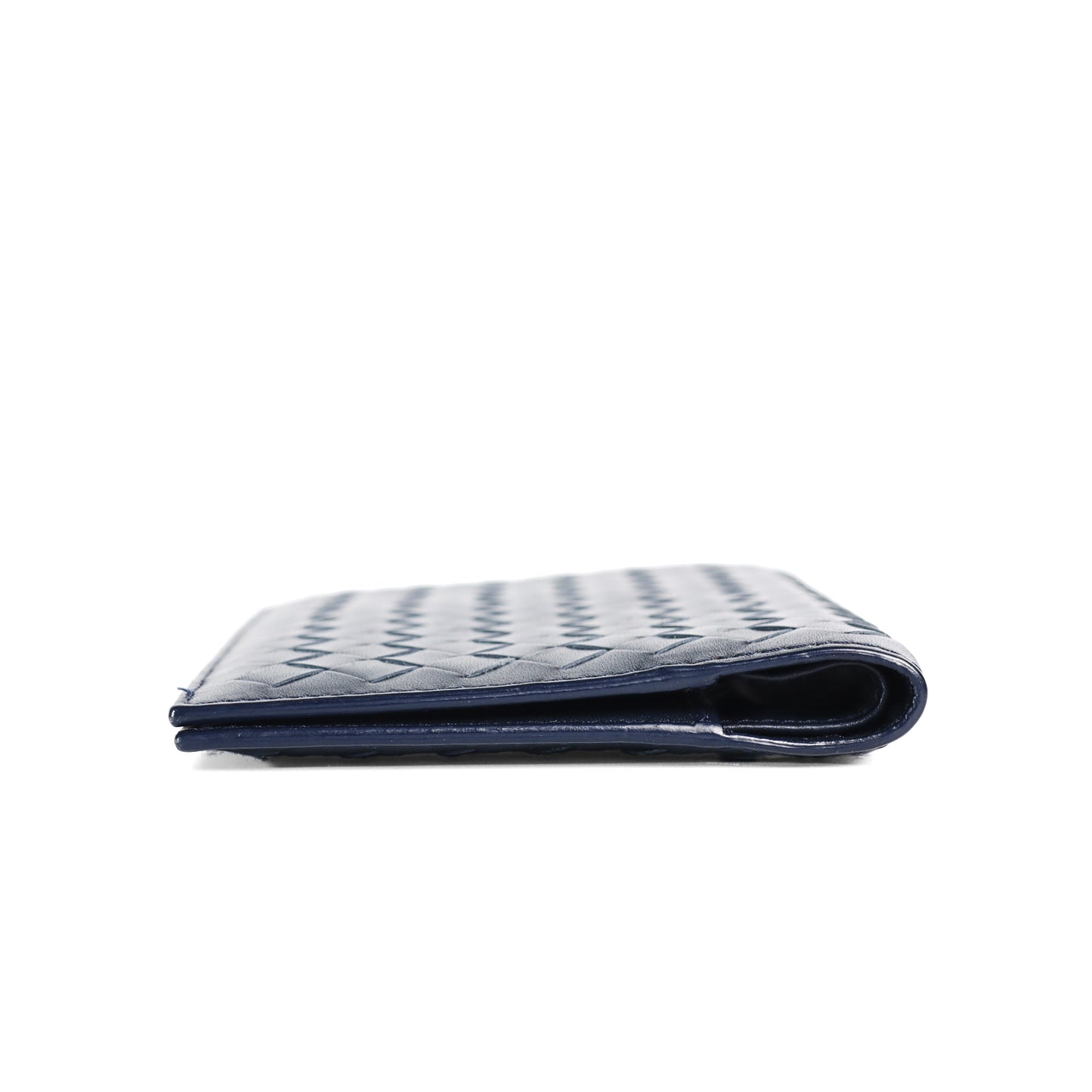 Pre-Owned Bottega Veneta Intrecciato Black Calfskin Wallet 69848781