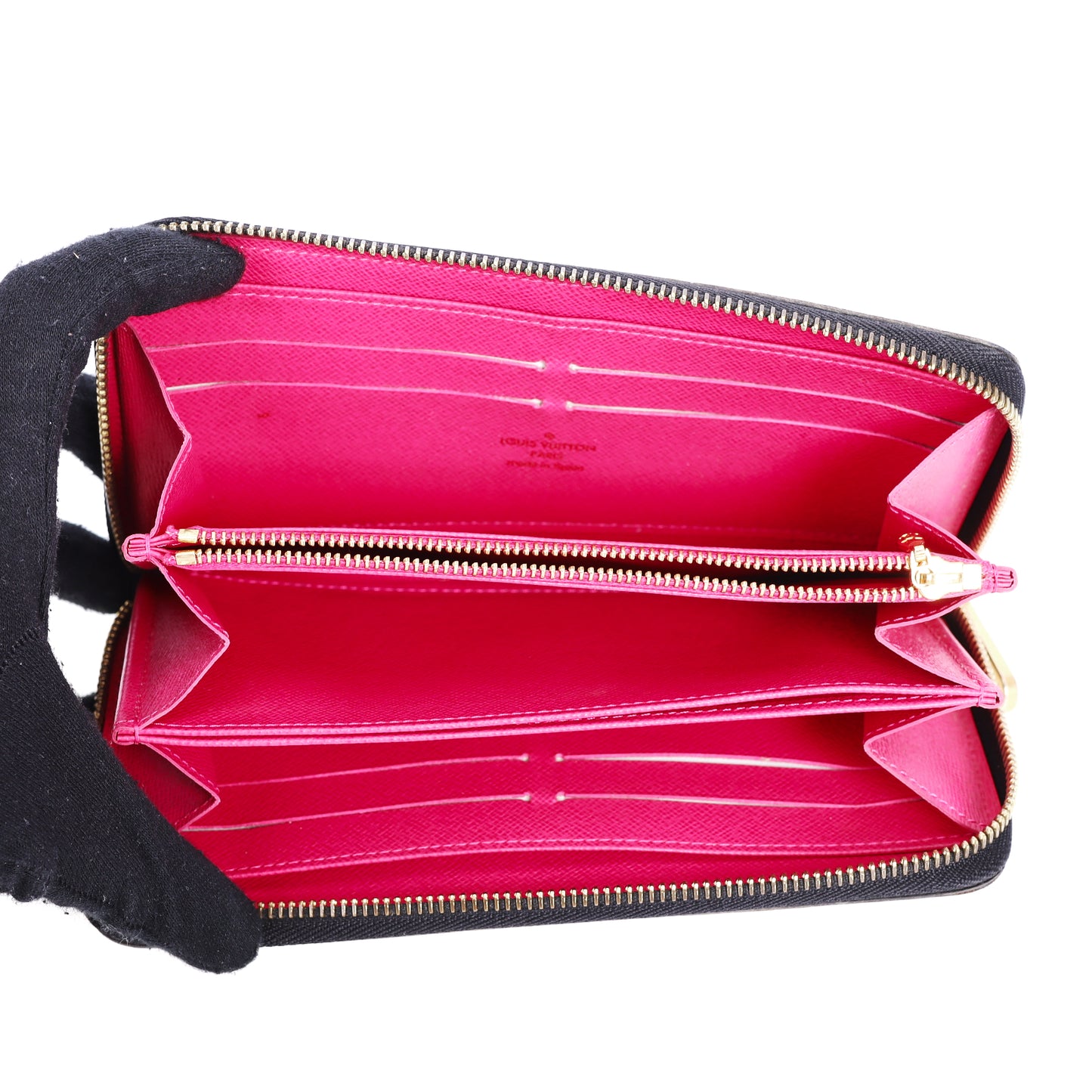 Pre-Owned Louis Vuitton Zip-Around Black Murakami Coated Canvas Long Wallet 70805622