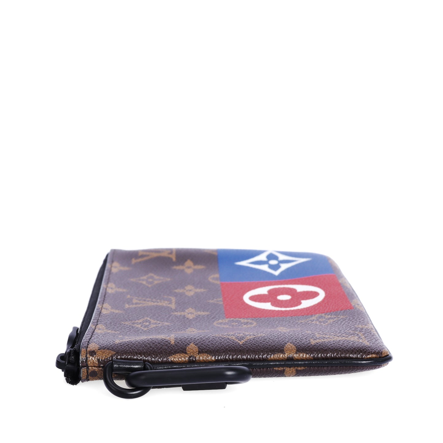 Pre-Owned Louis Vuitton POCHETTE VOYAGE Brown Monogram Coated Canvas Clutch 74695326