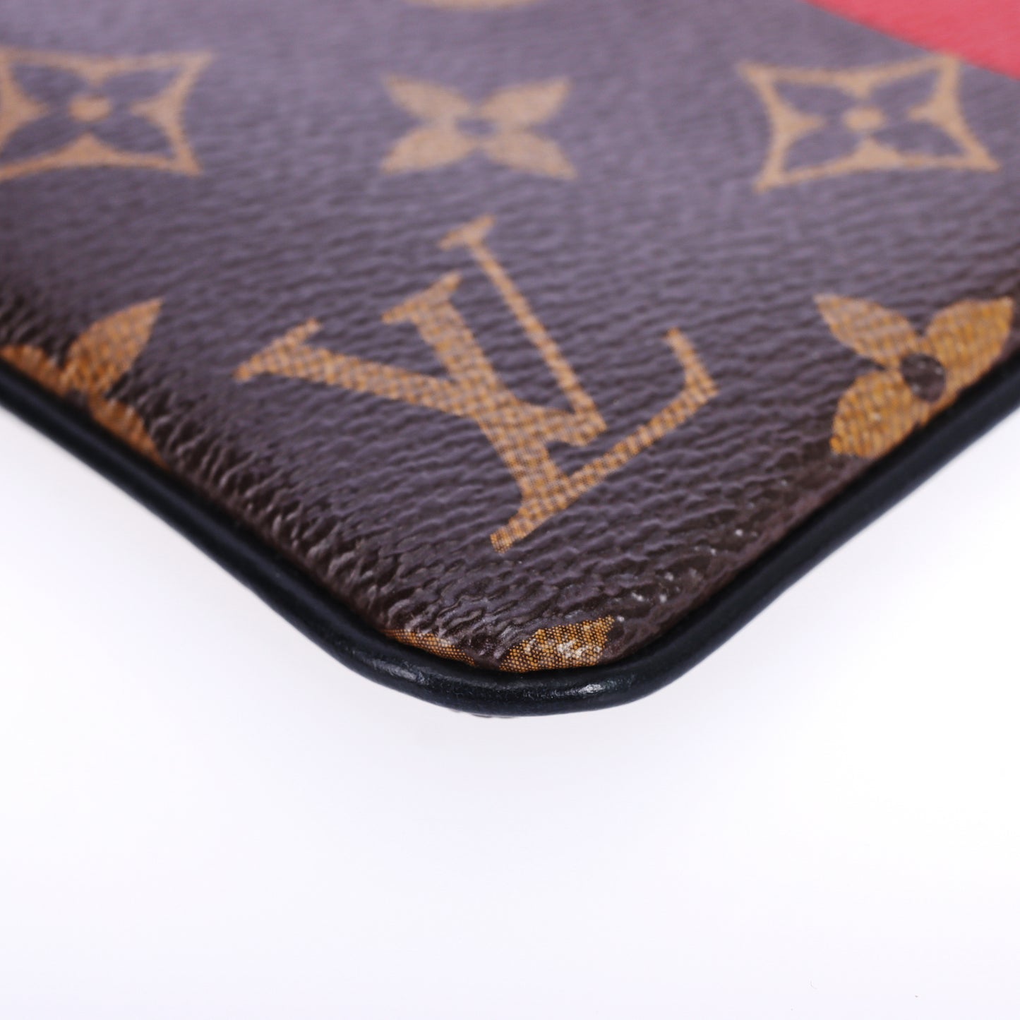 Pre-Owned Louis Vuitton POCHETTE VOYAGE Brown Monogram Coated Canvas Clutch 74695326