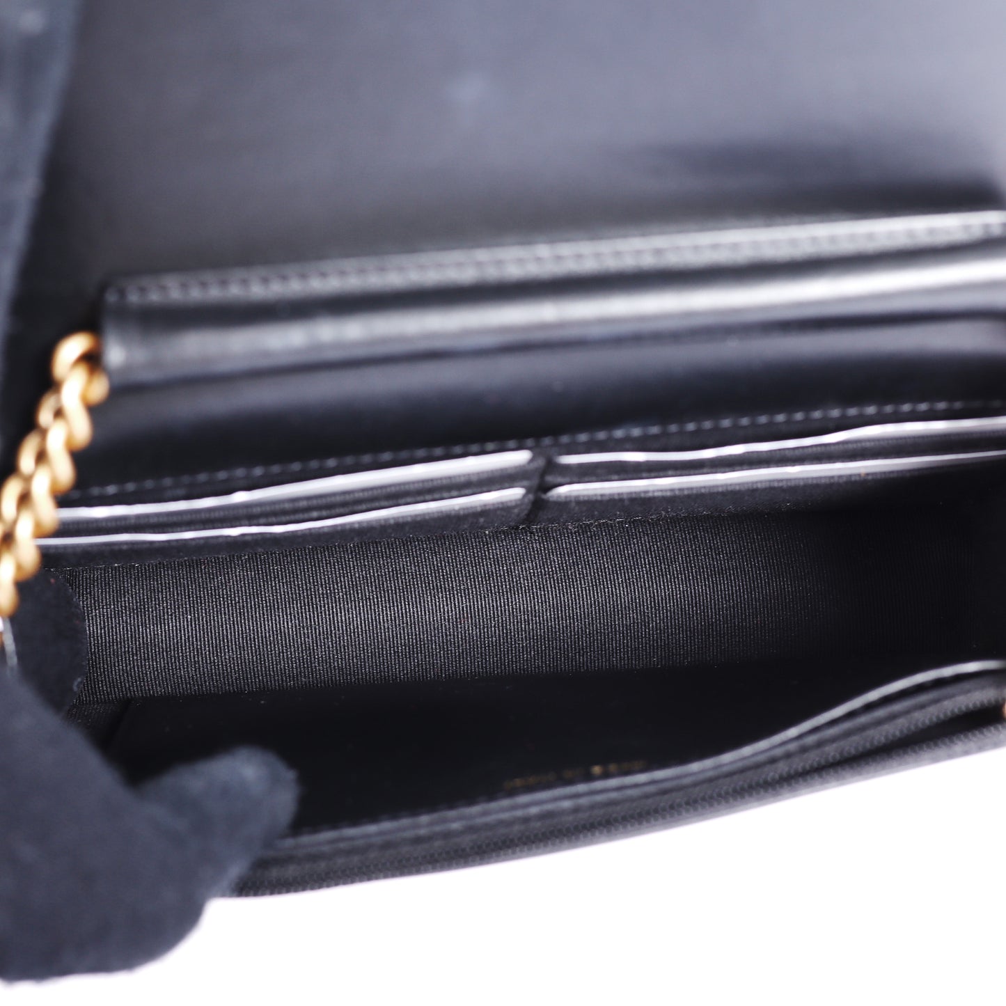 Pre-Owned Chanel Boy Bag Black Quilted Calfskin Leather Shoulder Bag 75124289