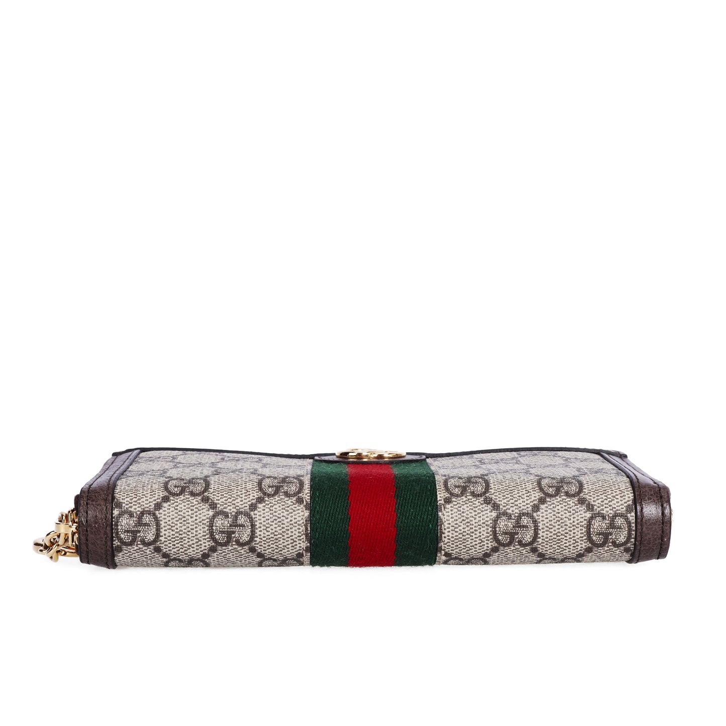 Pe-Owned Gucci Ophidia Beige GG Supreme Coated Canvas Wallet 75655291