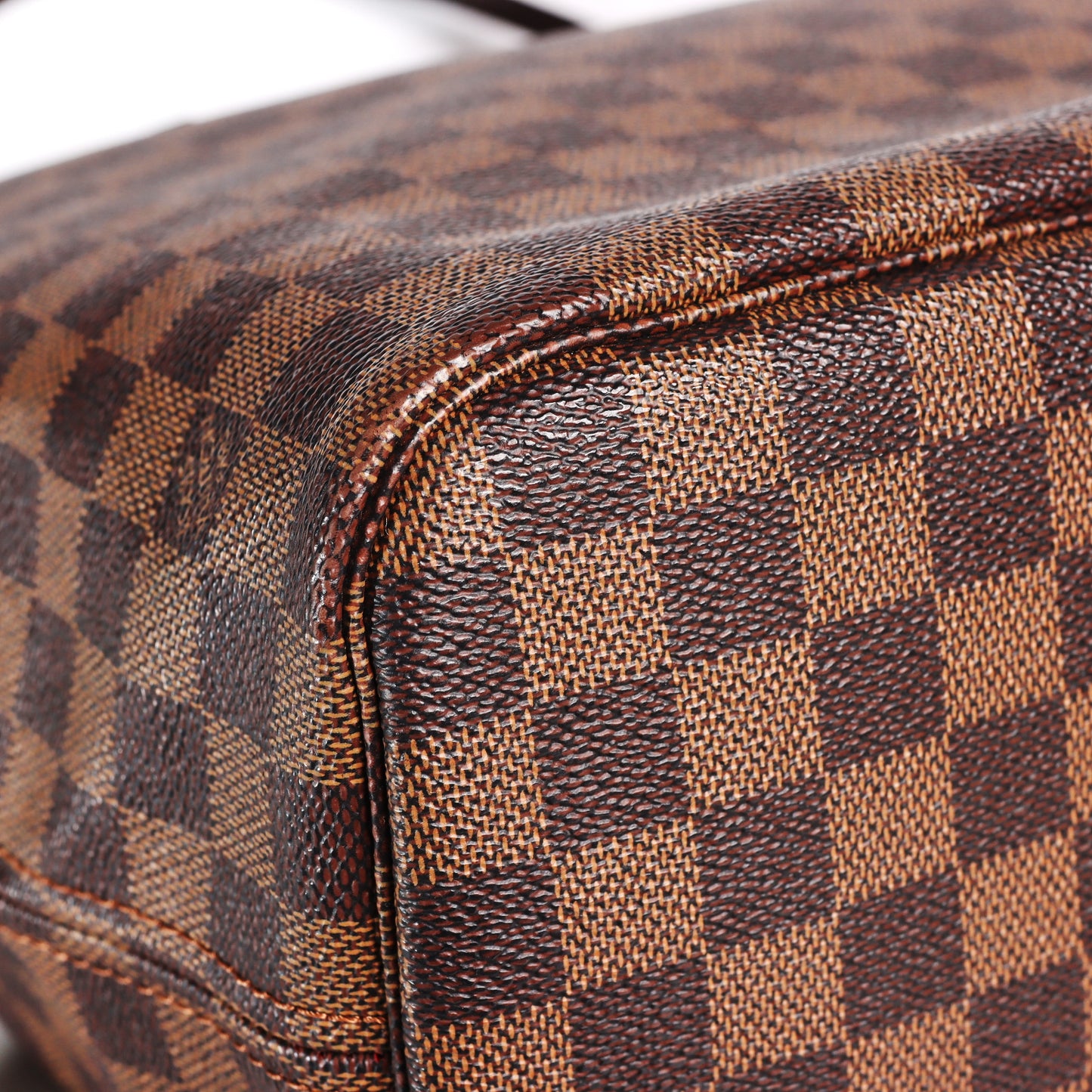 Pre-Owned Louis Vuitton Neverfull Brown Monogram Coated Canvas Top Handle Bag 75763006