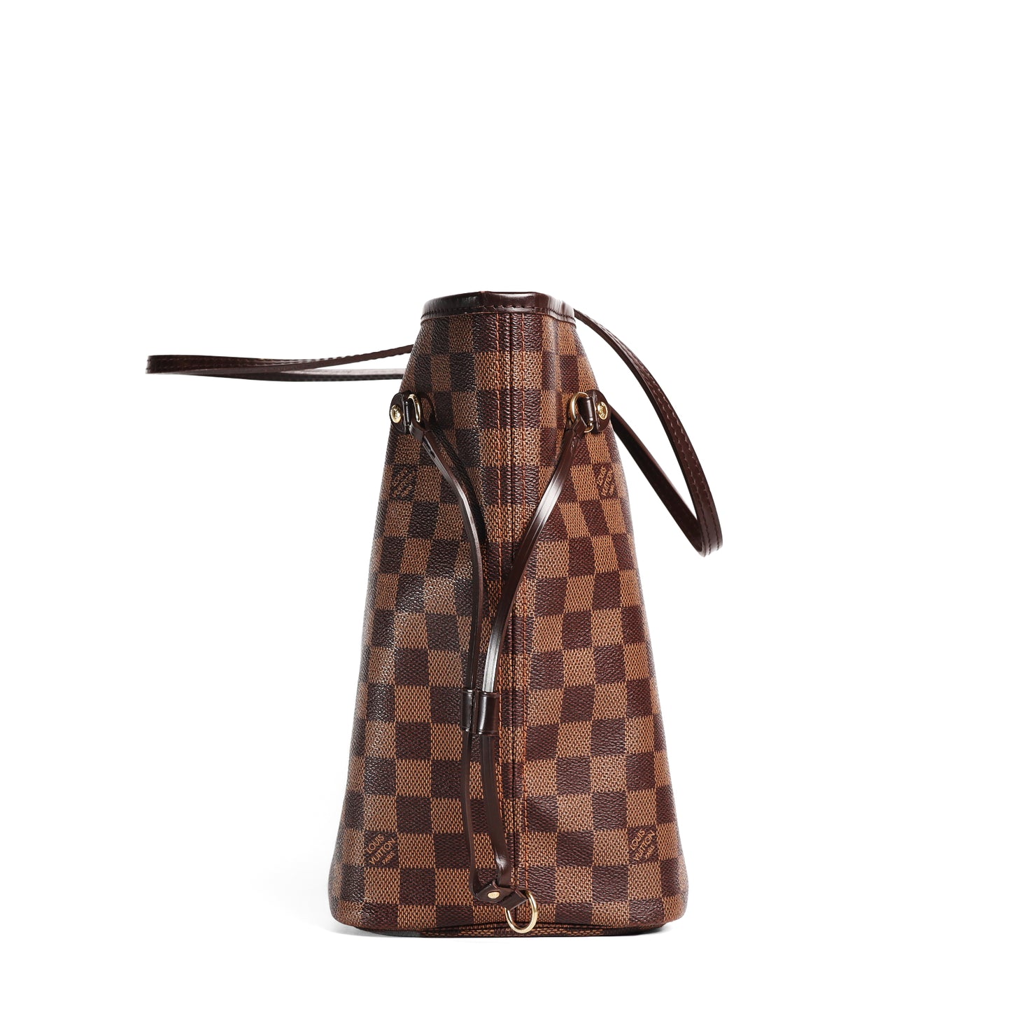 Pre-Owned Louis Vuitton Neverfull Brown Monogram Coated Canvas Top Handle Bag 75763006
