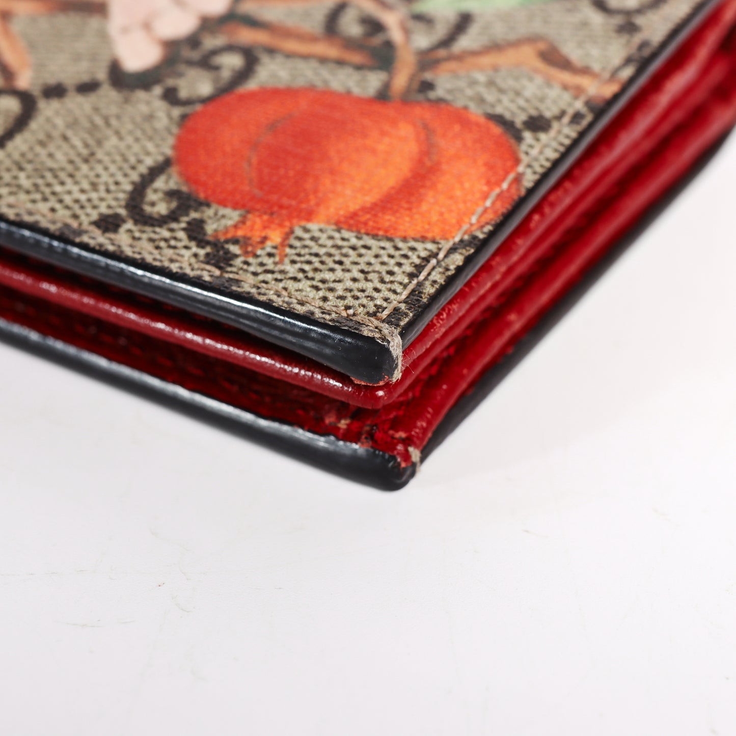 Pre-Owned Gucci Tian GG Supreme Beige Coated Canvas Wallet 77551854