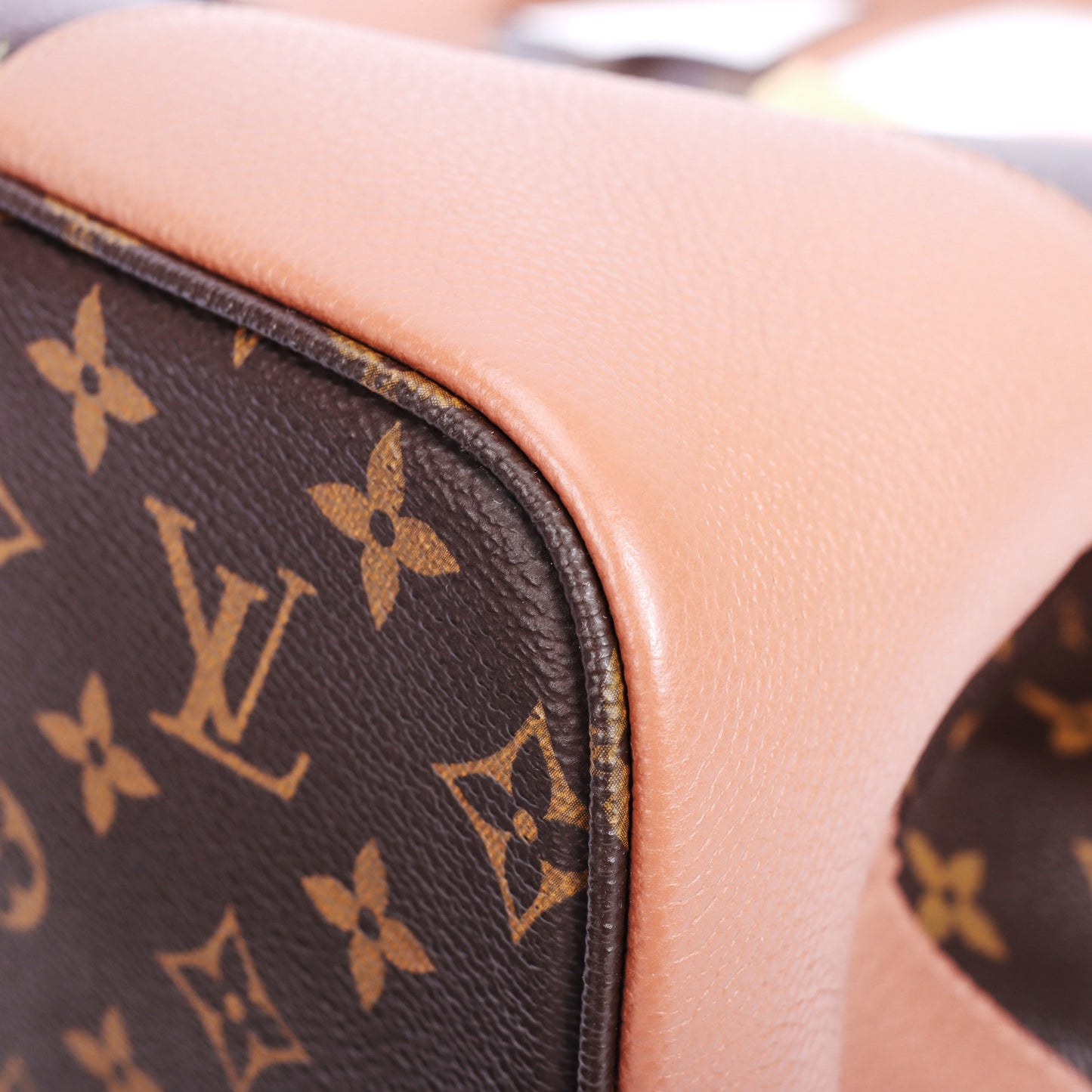Pre-Owned Louis Vuitton Flandrin Brown Pink Monogram Coated Canvas Shoulder Bag 80875155