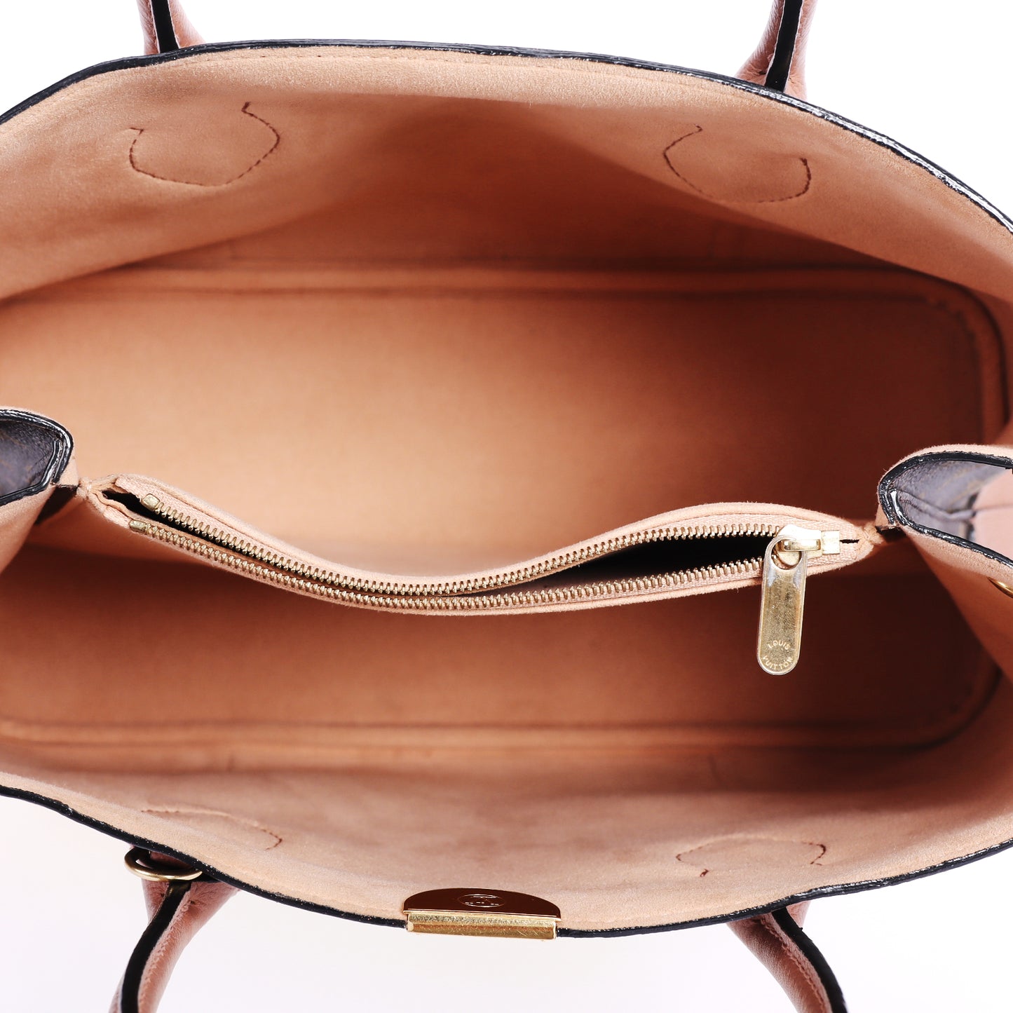 Pre-Owned Louis Vuitton Flandrin Brown Pink Monogram Coated Canvas Shoulder Bag 80875155